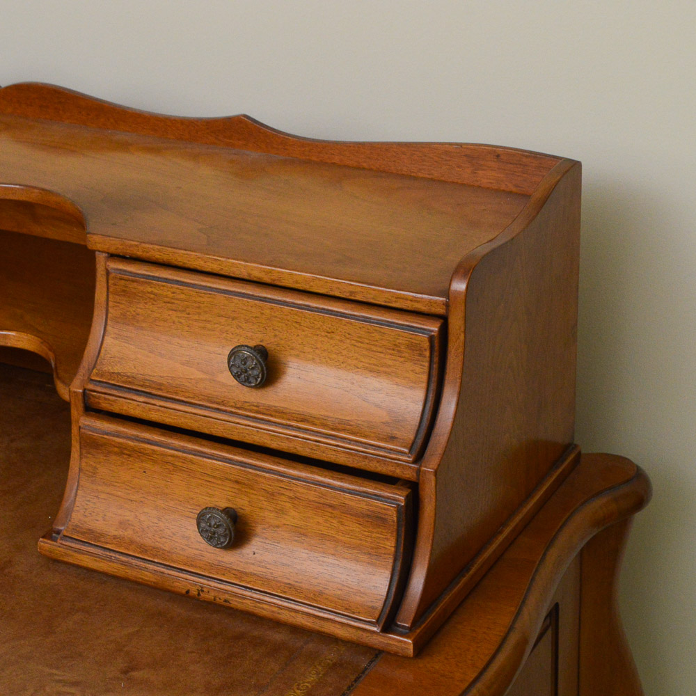Vintage French Provincial Style Secretary Desk