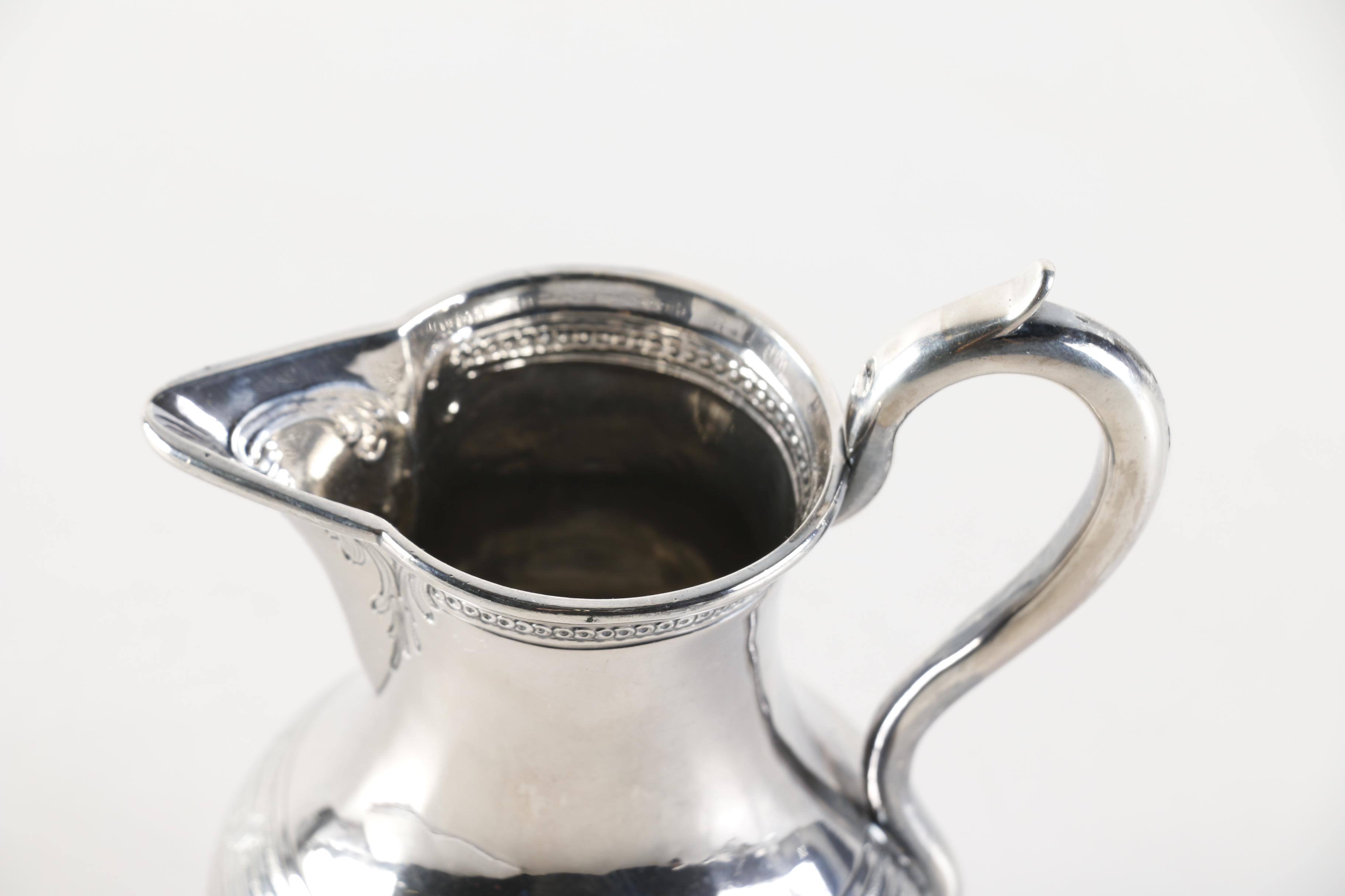 Shreve, Brown & Co. Sterling Silver Pitcher
