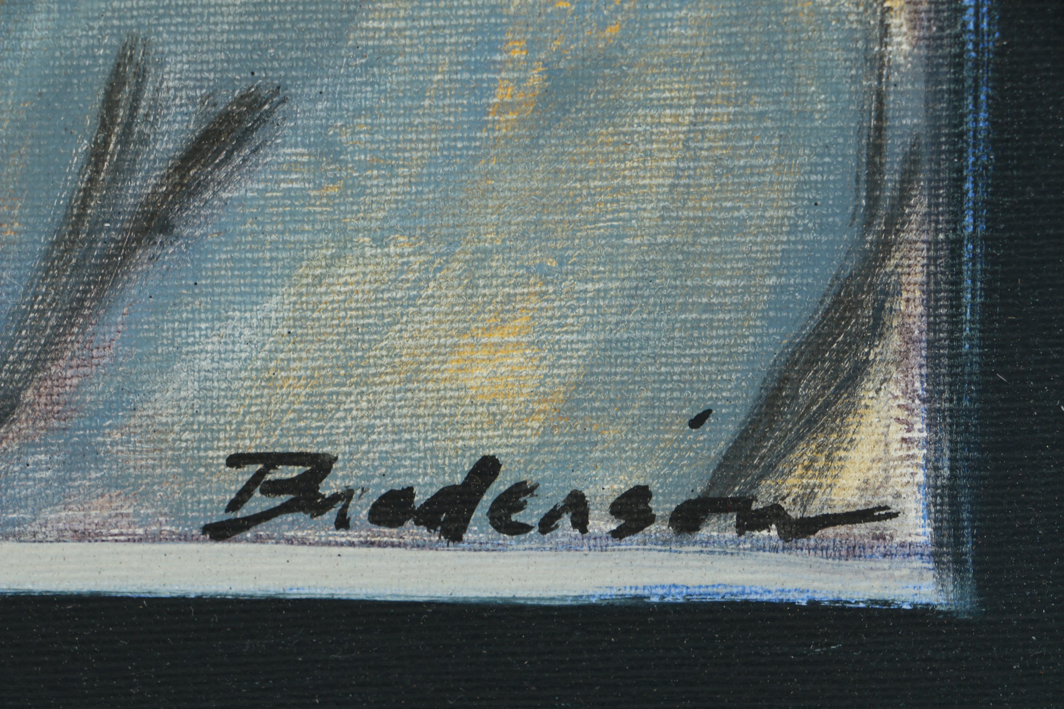 Robert Broderson Oil Painting on Canvas "Pierrot"