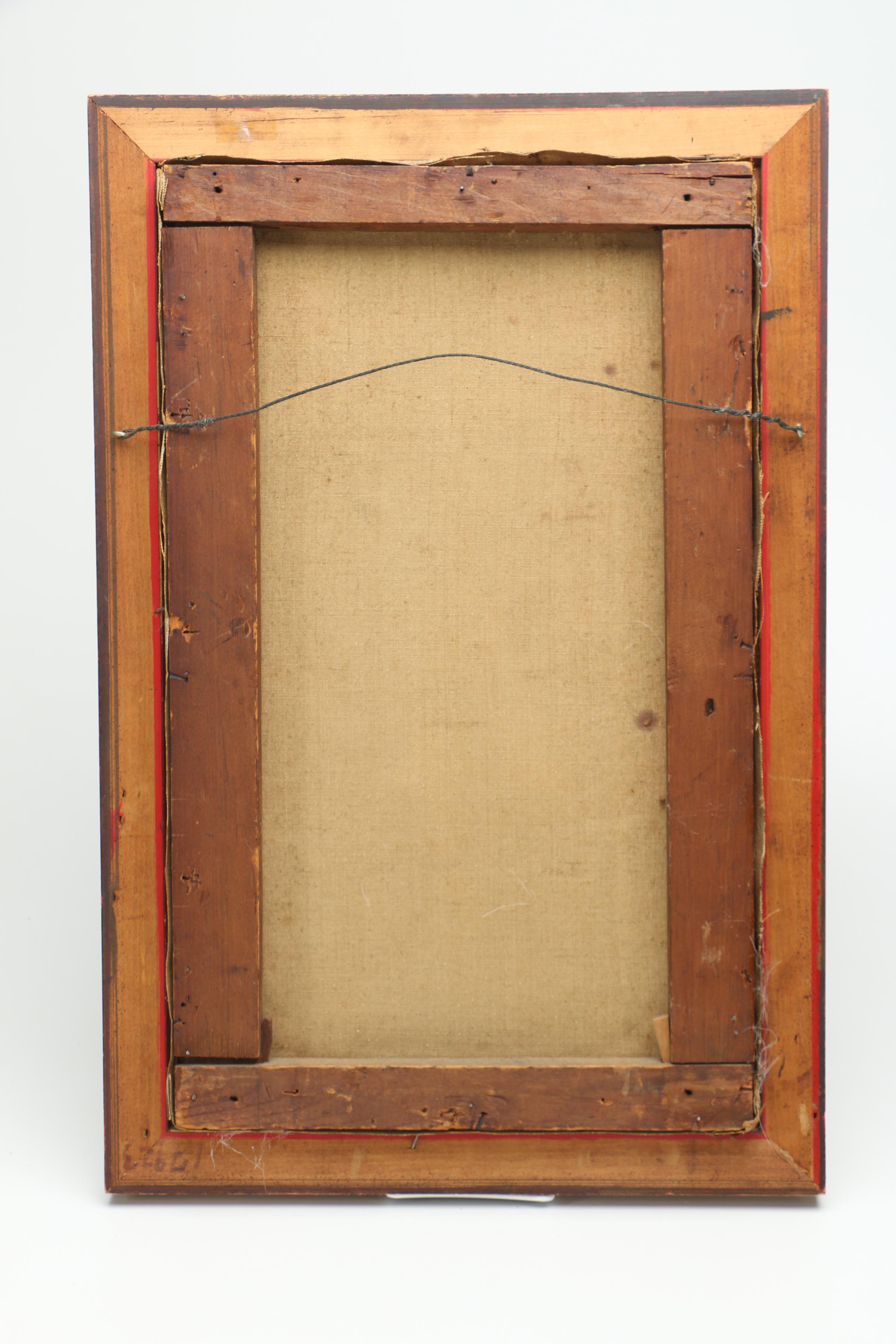 1887 Frank Clark Bromley Oil Painting "Seascape"