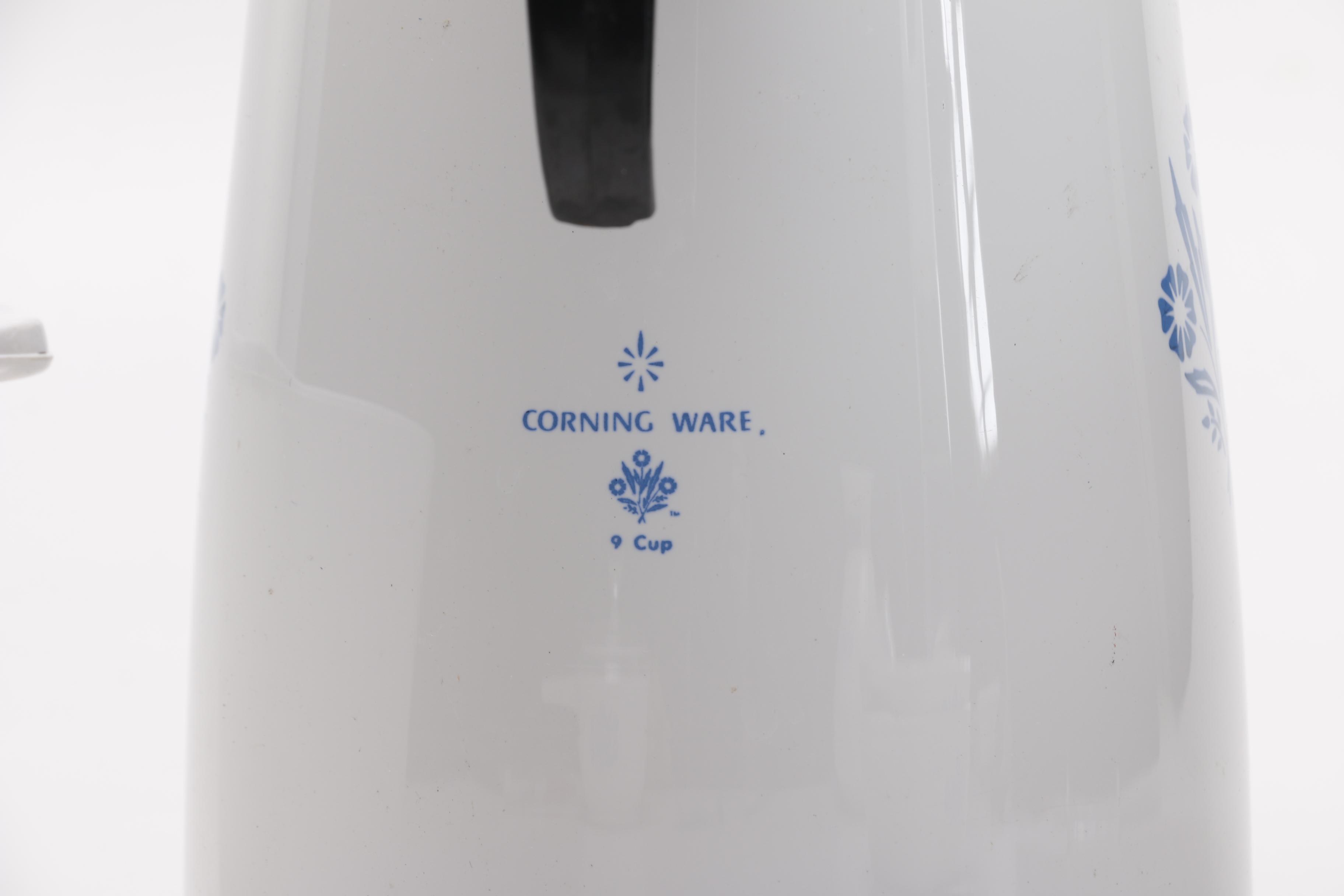 Collection of Corning  Ware "Cornflower" Pieces