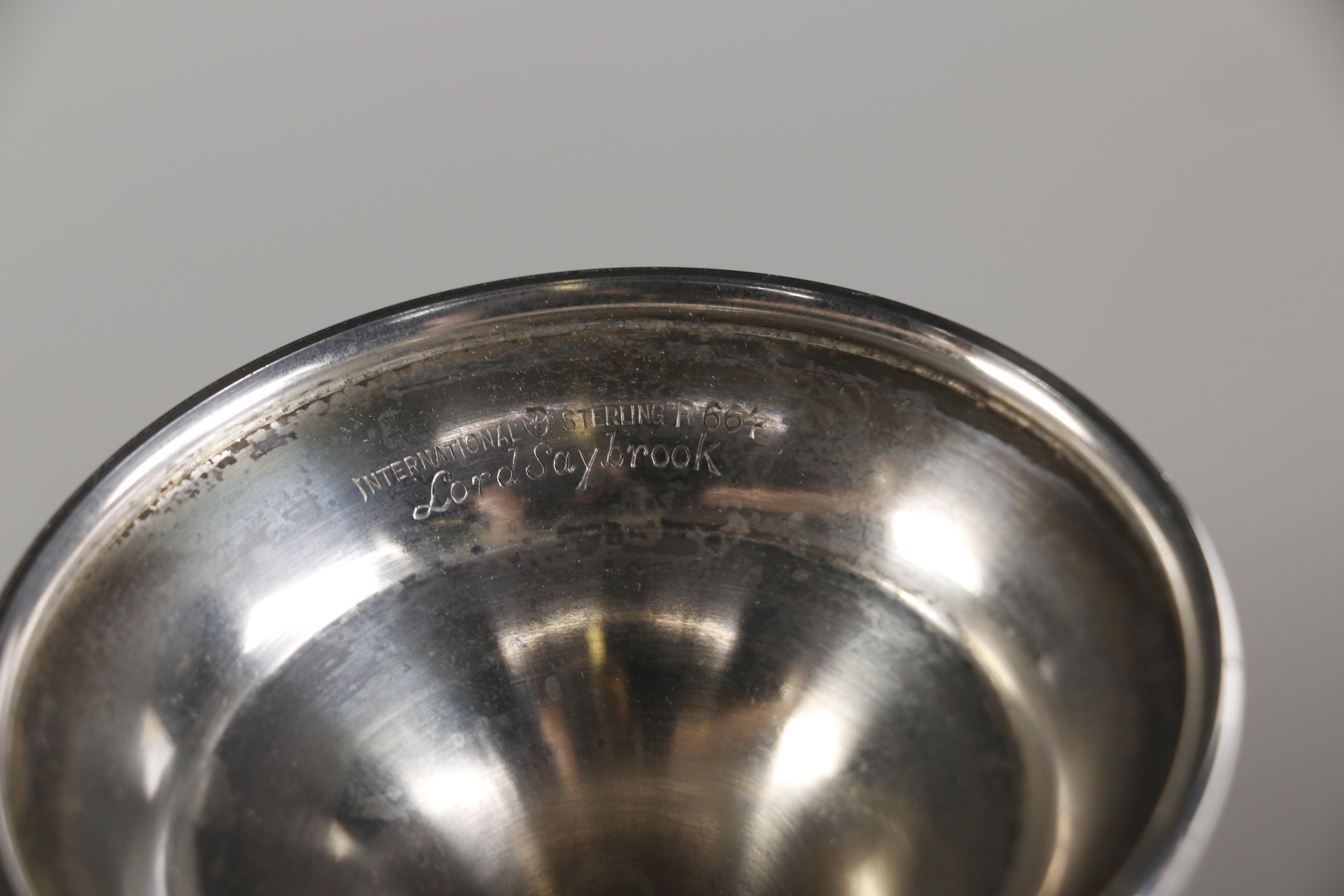 International Silver Co. and Manchester Silver Co. Sterling Goblets