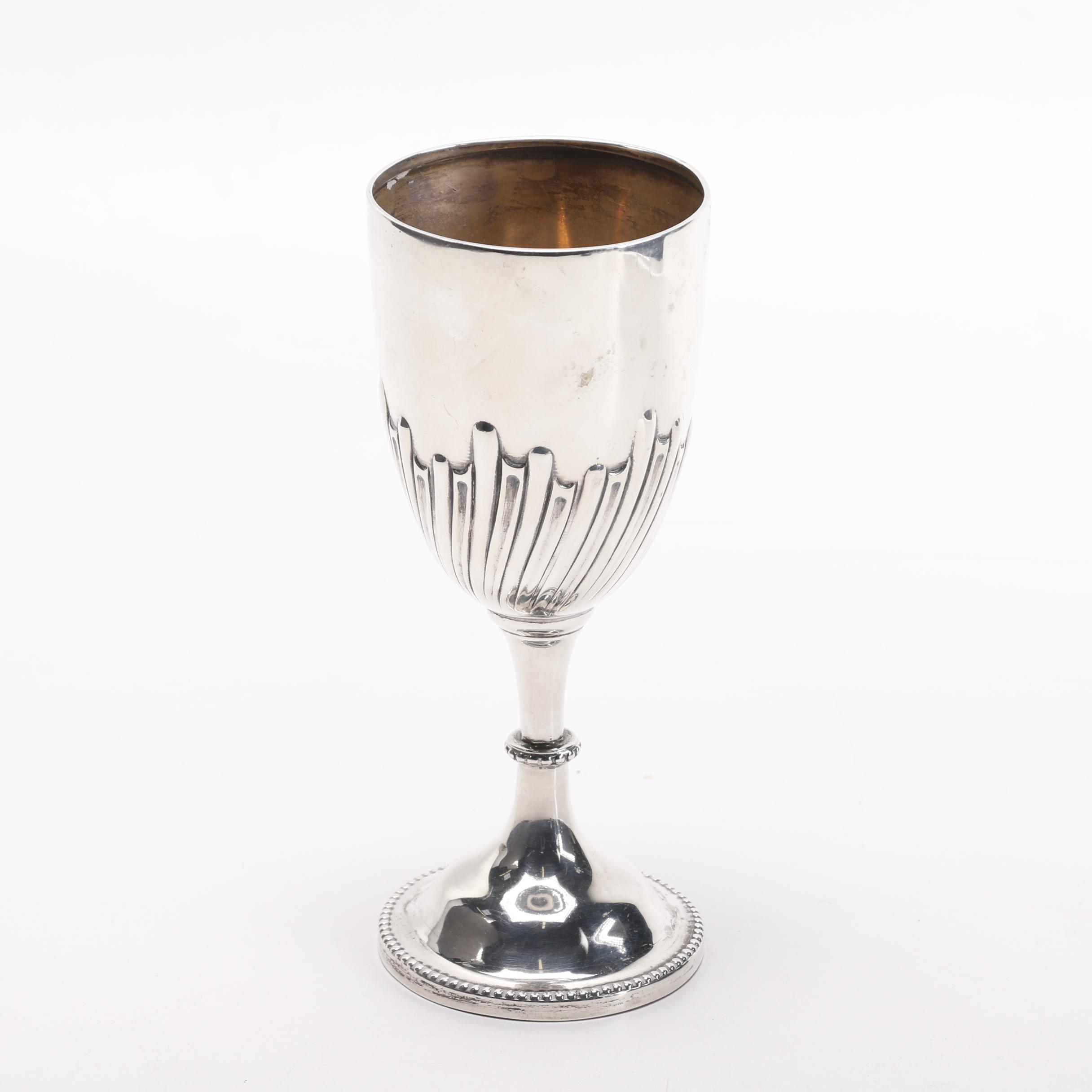 1907 David & Maurice Davis Sterling Silver Goblet