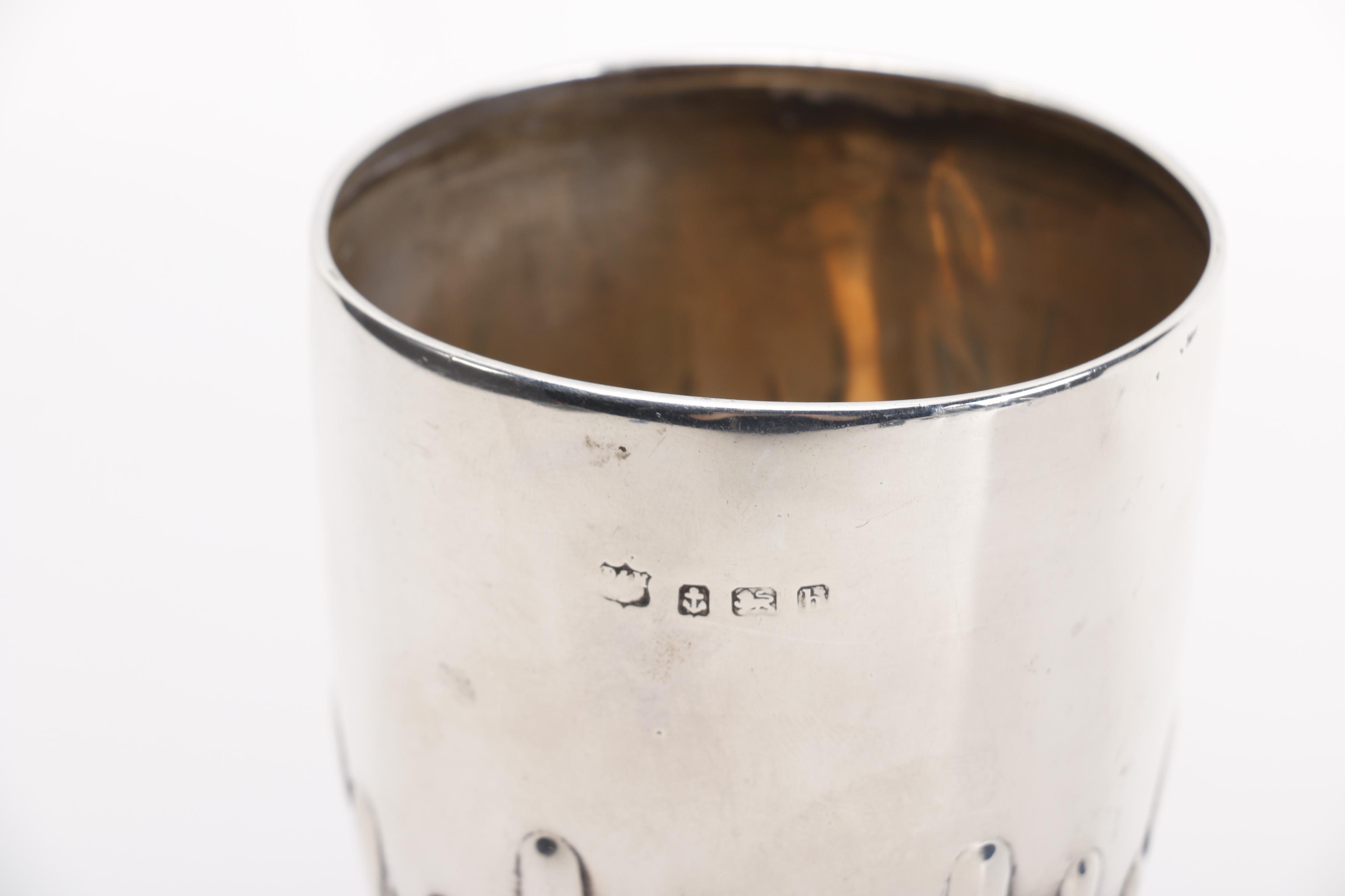 1907 David & Maurice Davis Sterling Silver Goblet