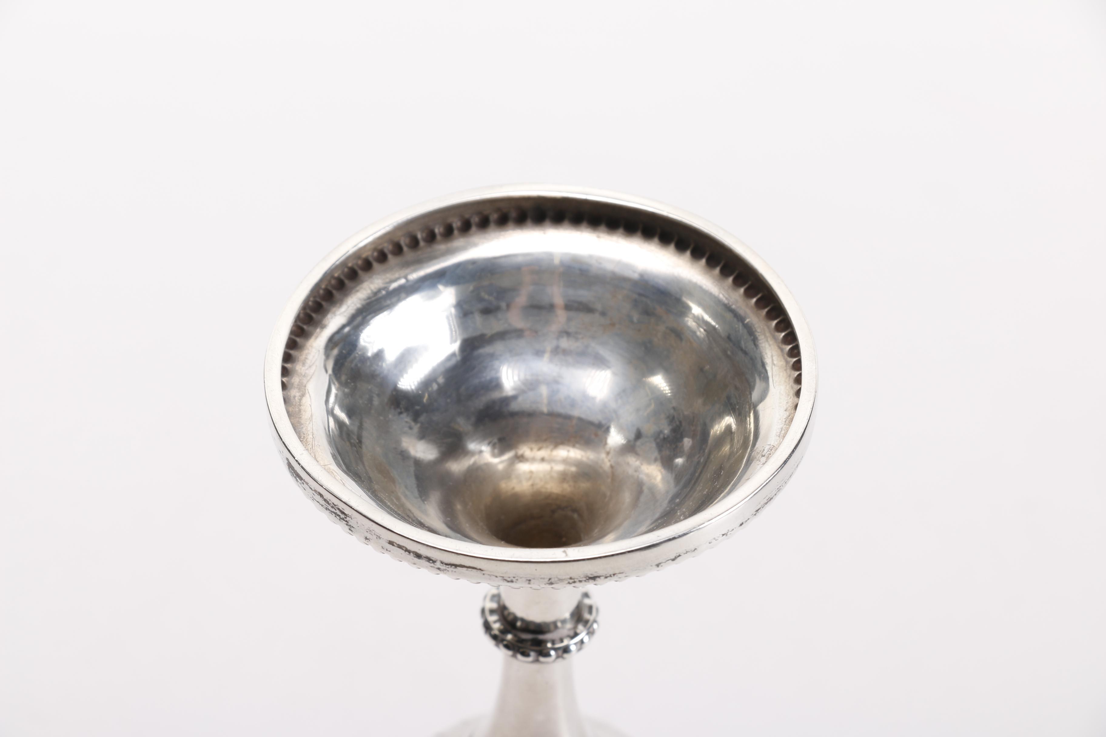 1907 David & Maurice Davis Sterling Silver Goblet