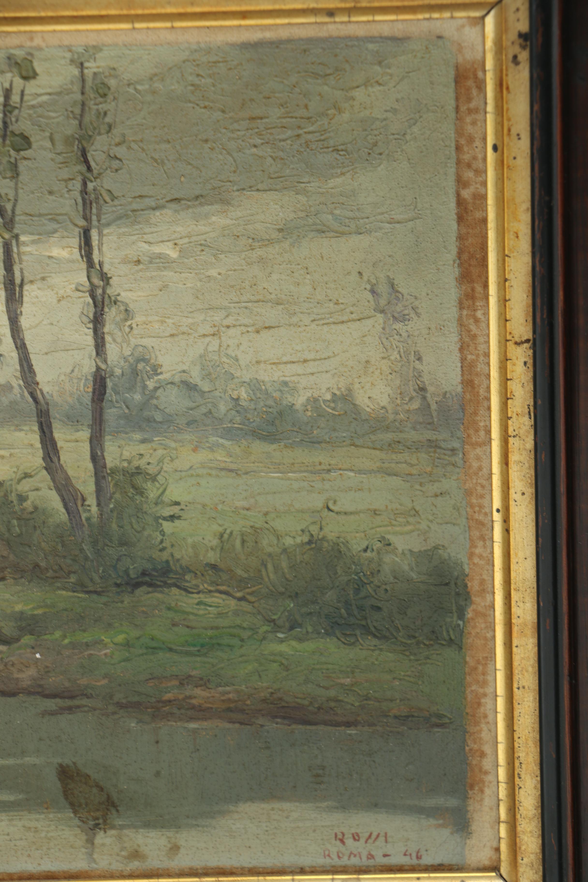 1946 Signed Original Oil on Canvas Board