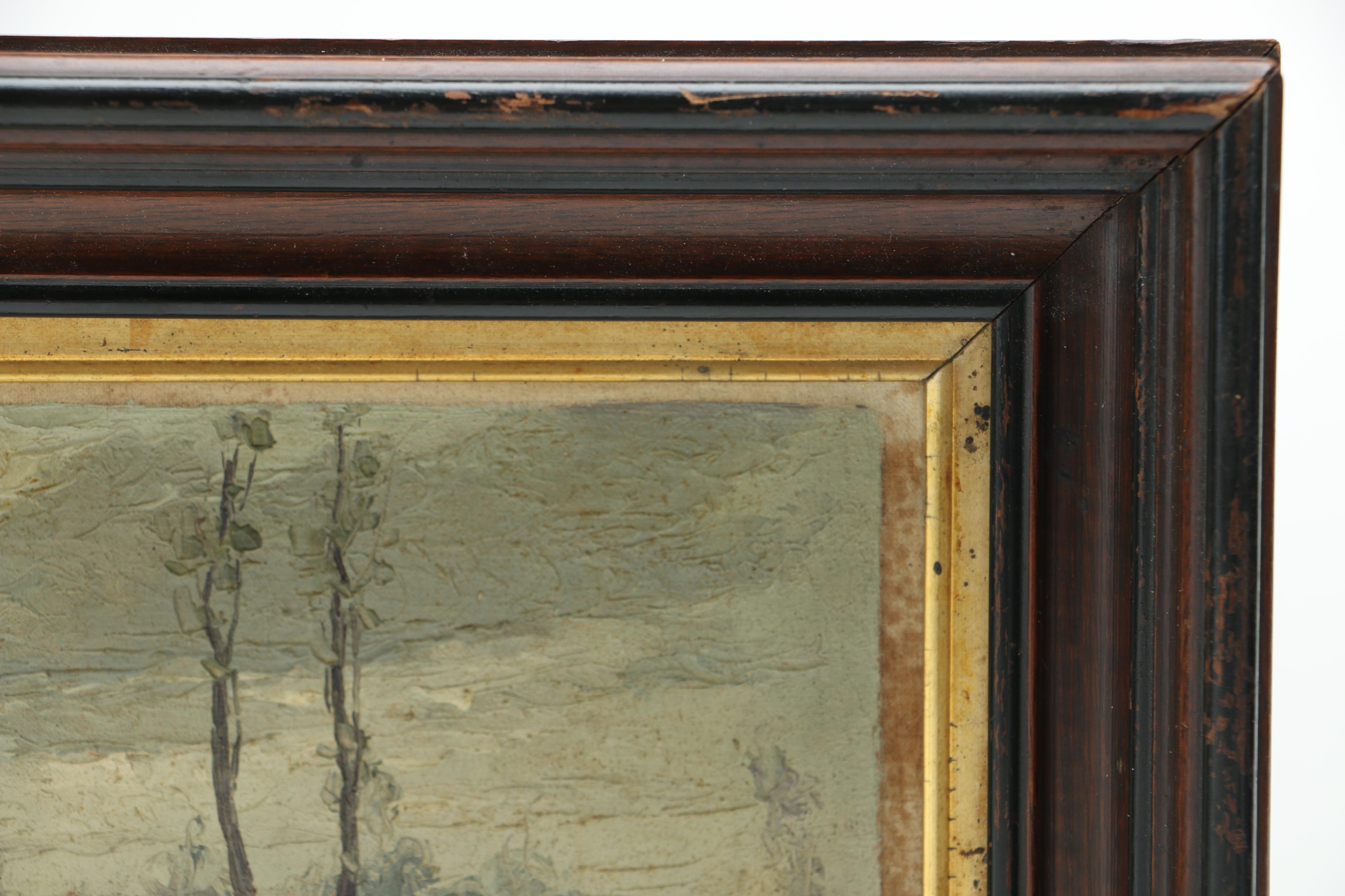 1946 Signed Original Oil on Canvas Board