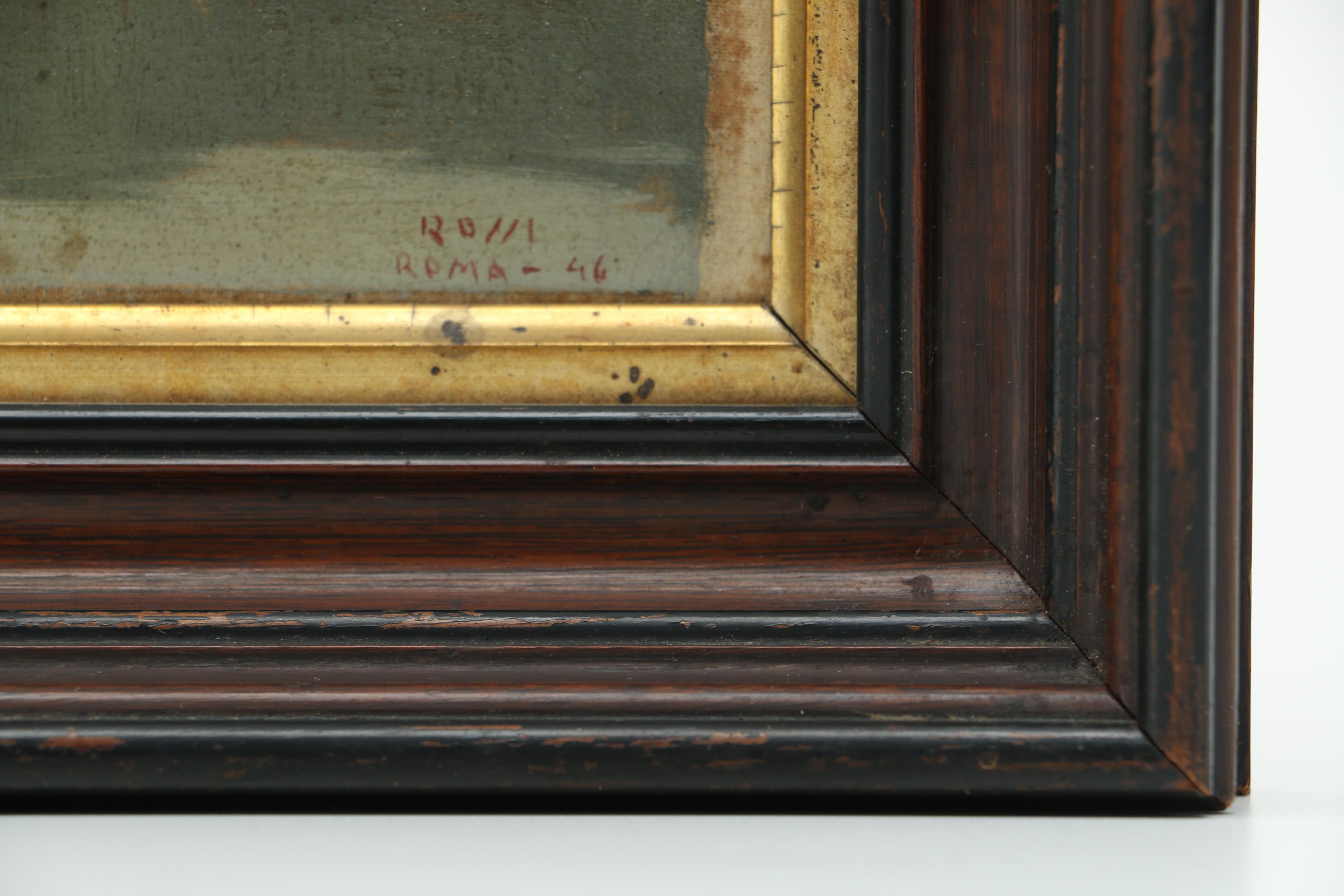 1946 Signed Original Oil on Canvas Board