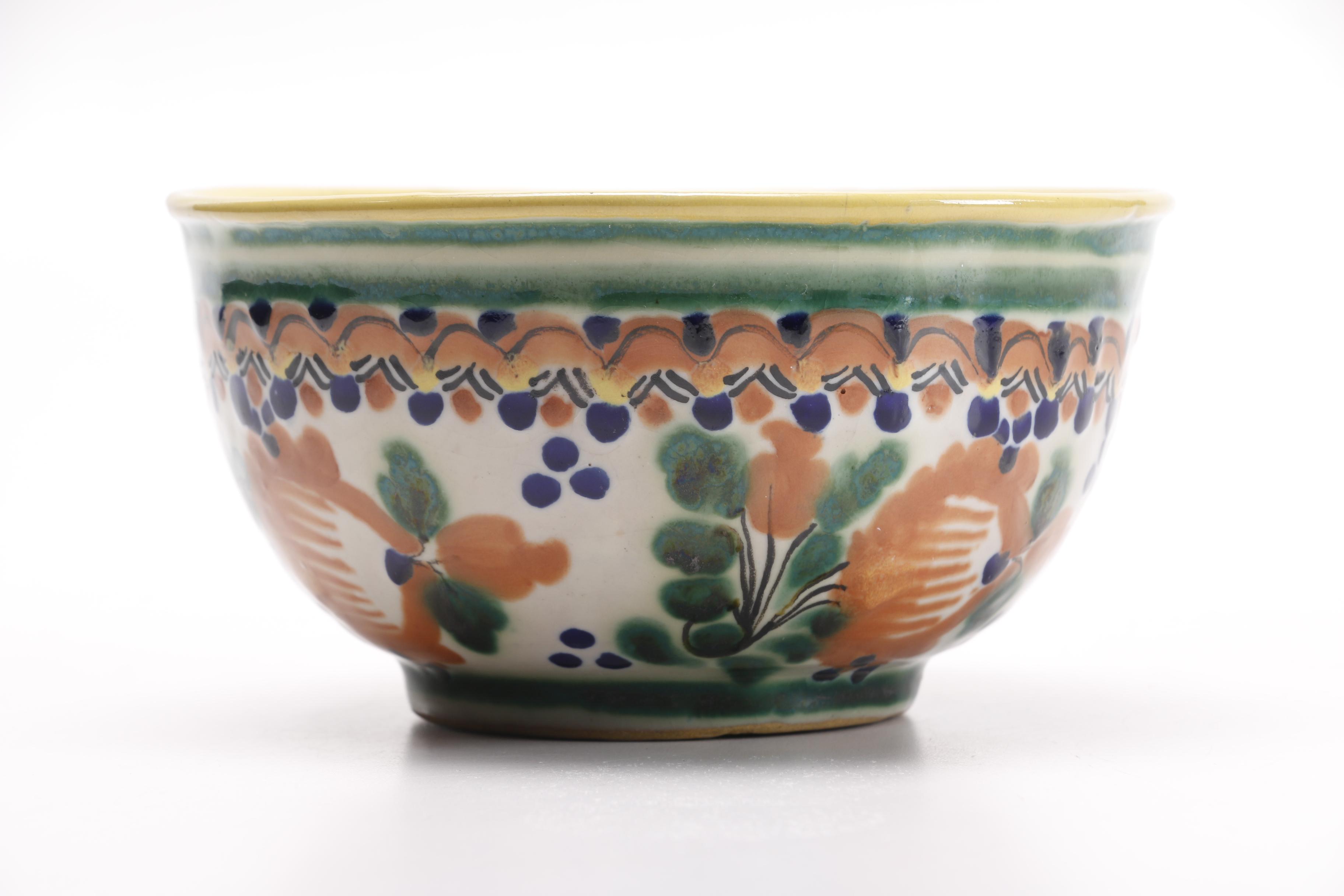 Puebla Mex Handmade Bowl