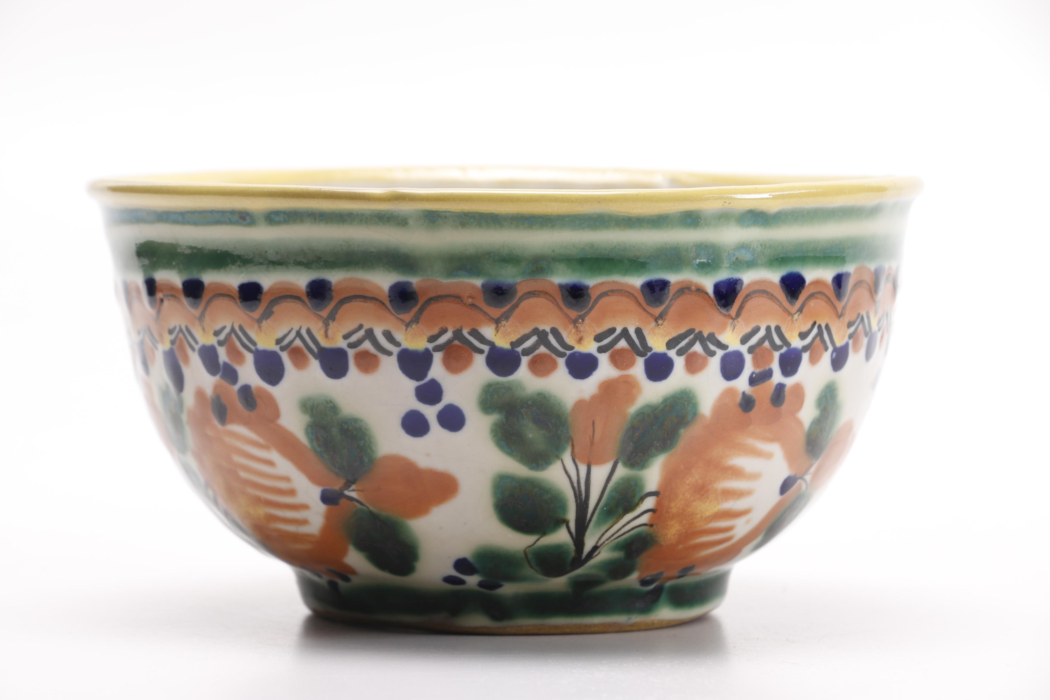 Puebla Mex Handmade Bowl