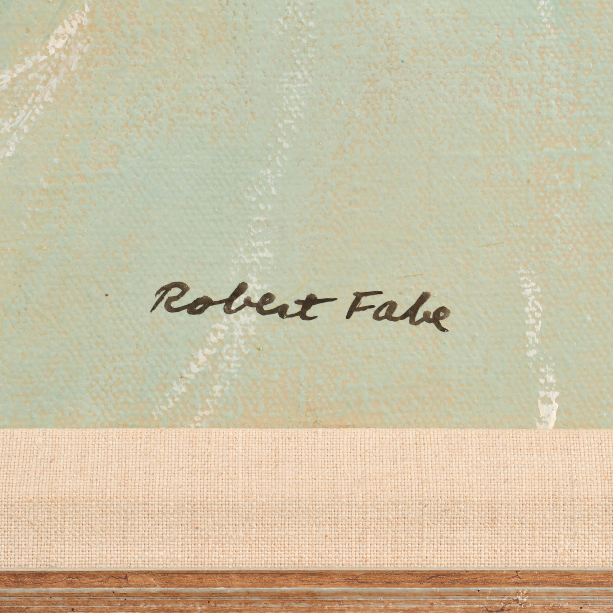 Robert Fabe Original Acrylic Painting on Canvas "Winter Light"