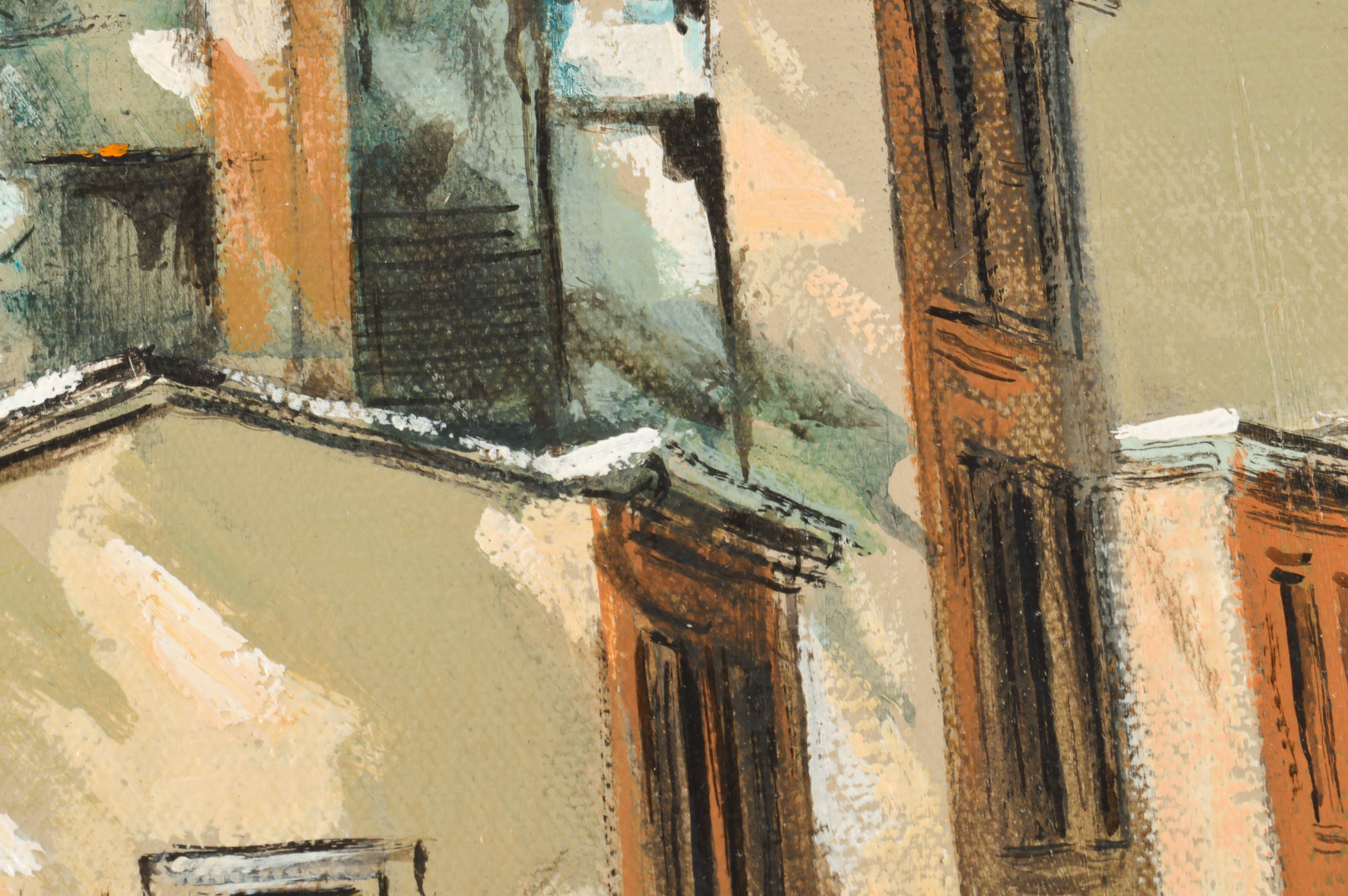 Robert Fabe Original Acrylic Painting on Canvas "Winter Light"