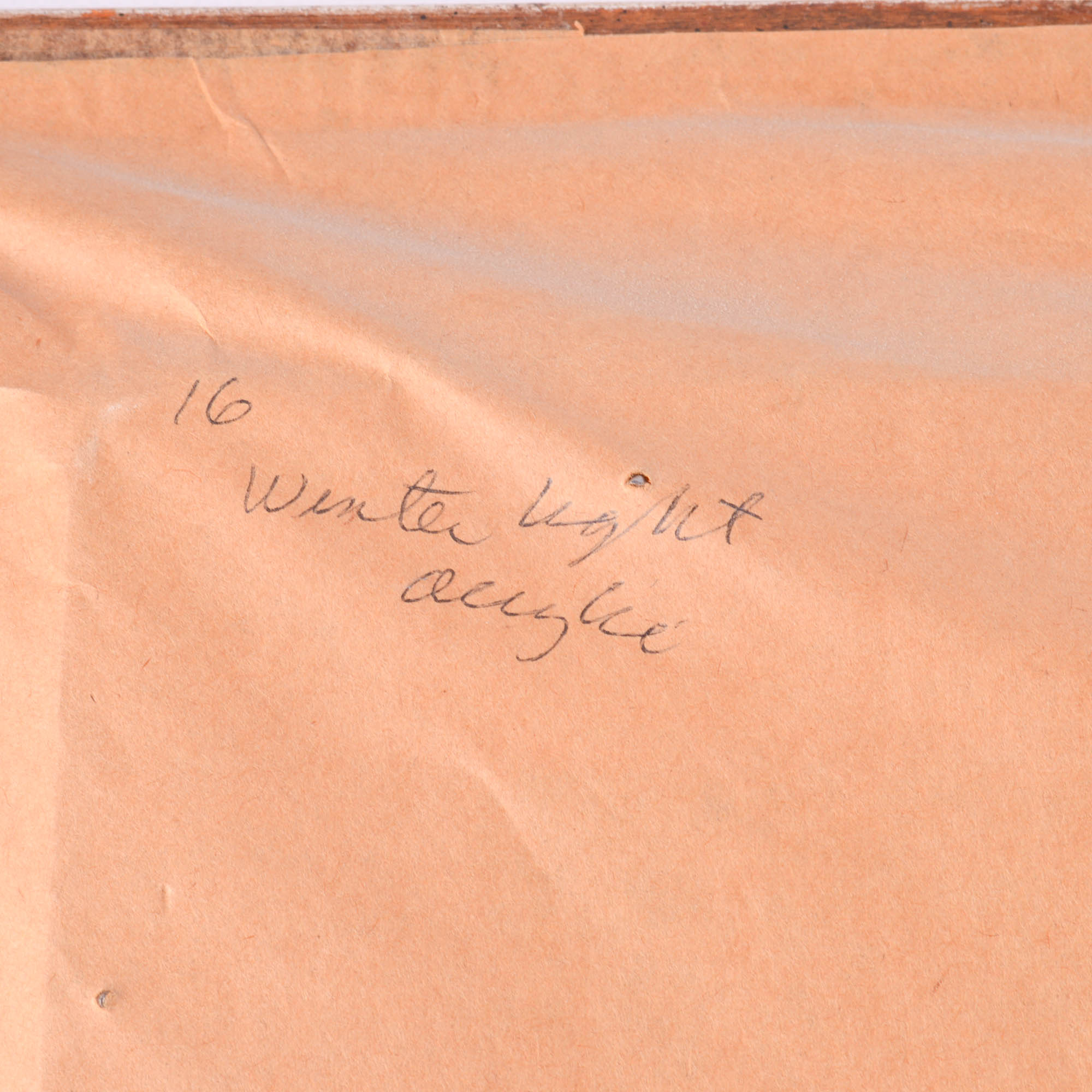 Robert Fabe Original Acrylic Painting on Canvas "Winter Light"