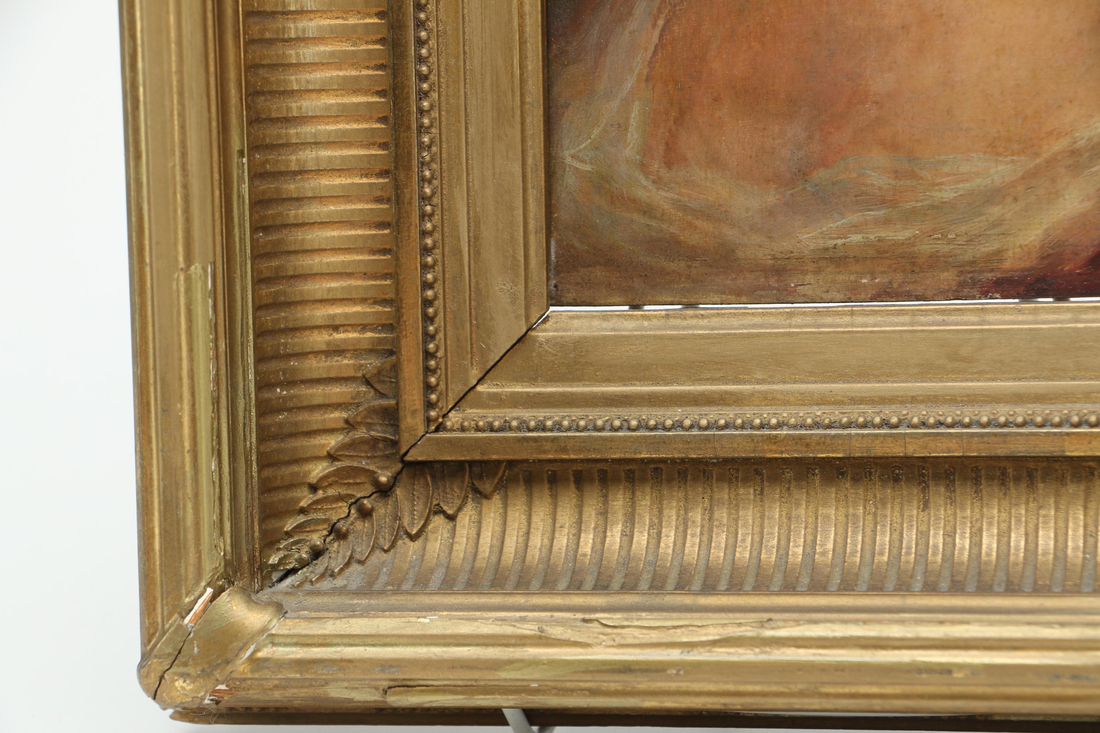 Jean-Jacques Henner Oil on Board Portrait