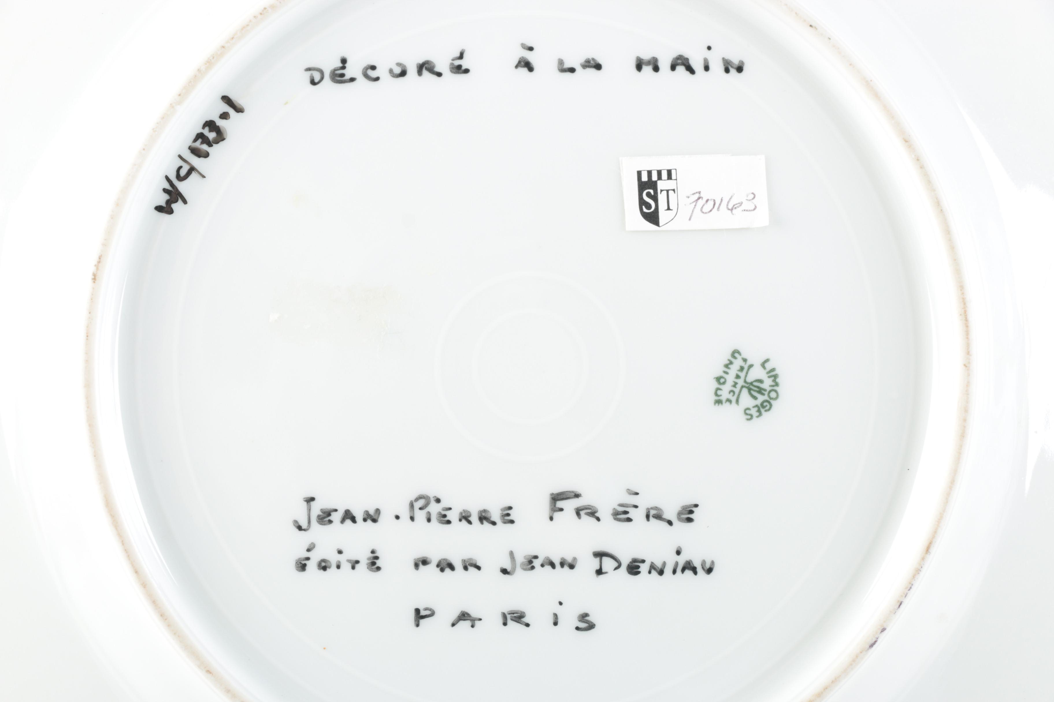 Limoges Porcelain Plates from the Estate of the Duke and Duchess of Windsor