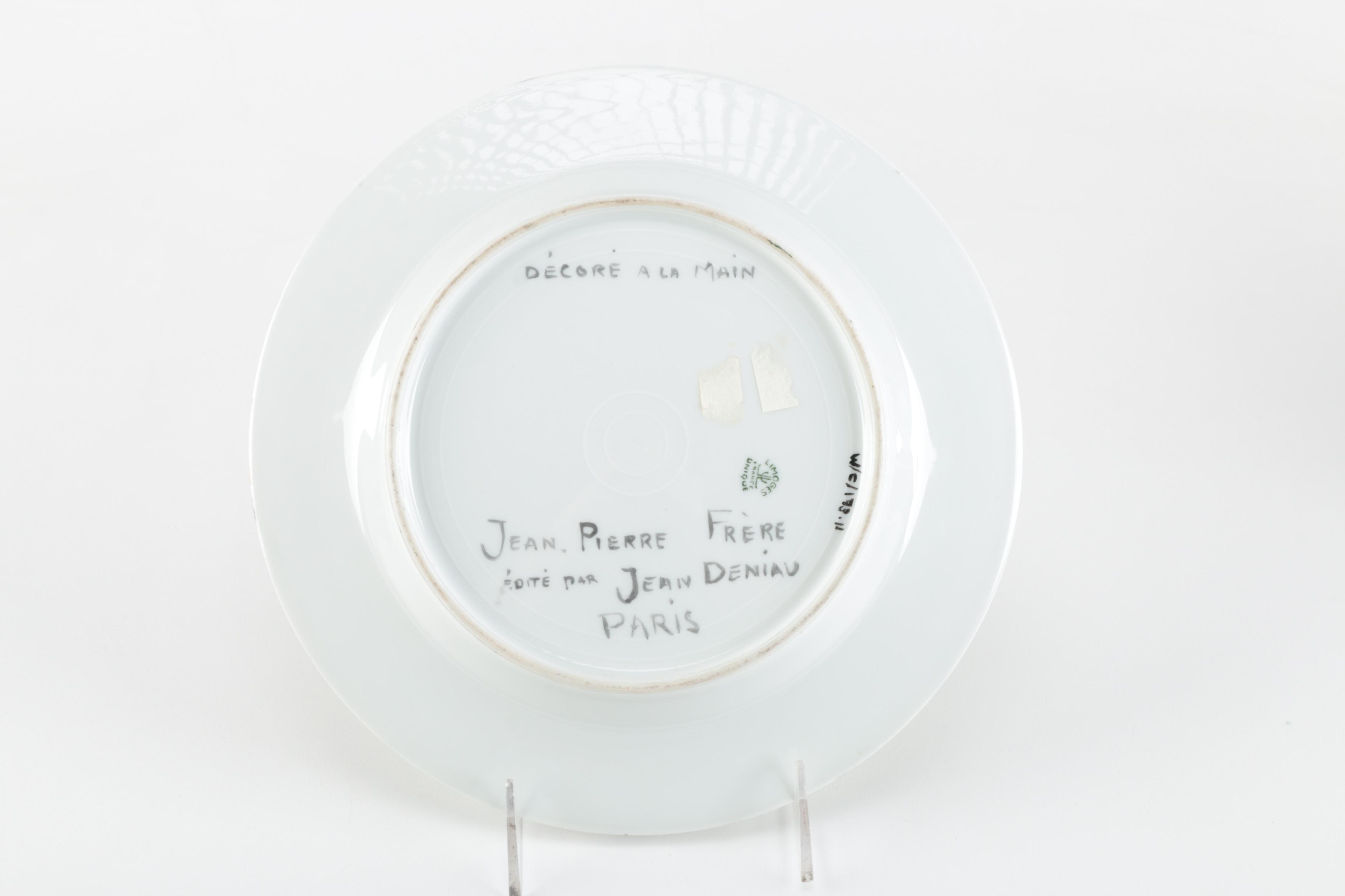 Limoges Porcelain Plates from the Estate of the Duke and Duchess of Windsor