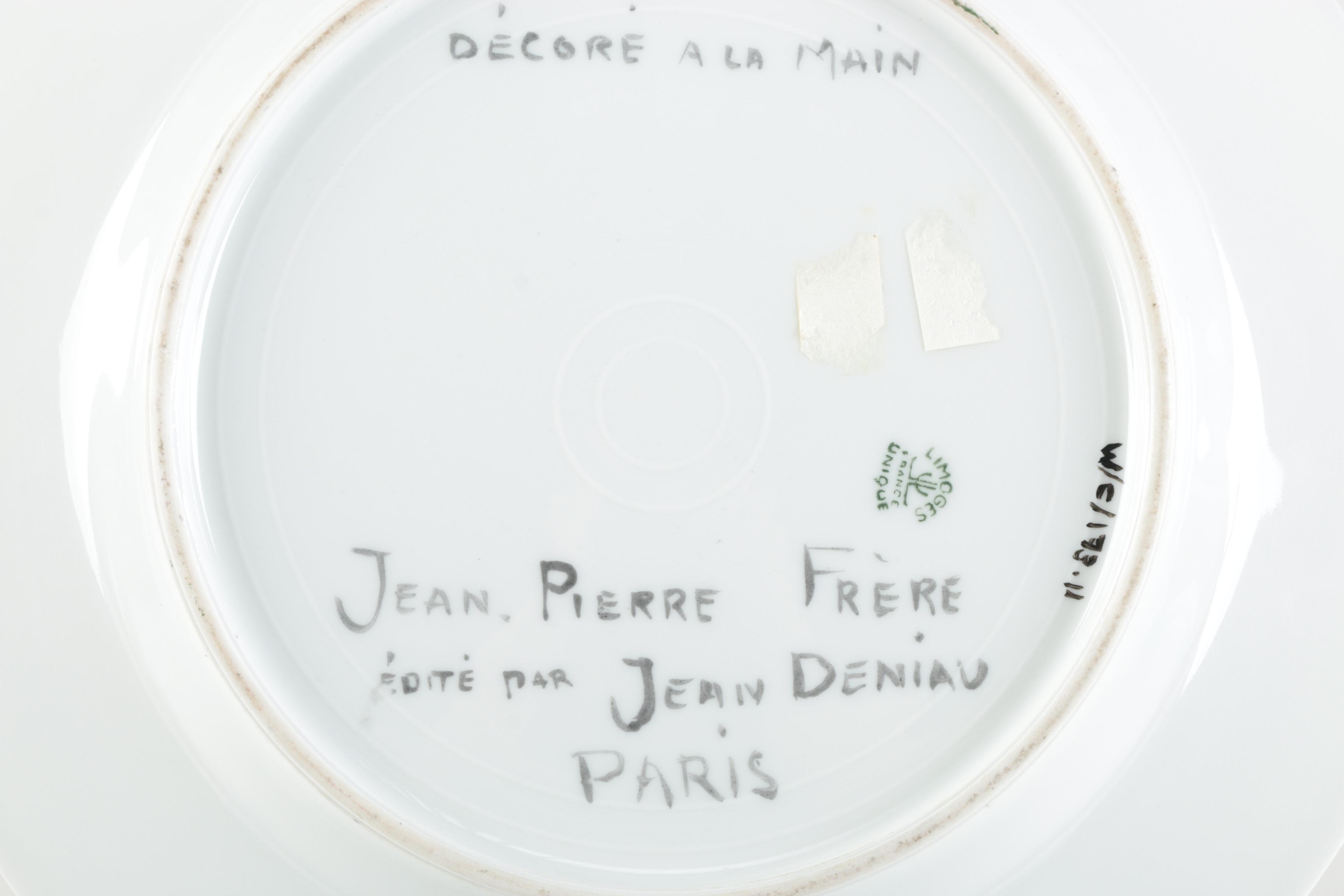 Limoges Porcelain Plates from the Estate of the Duke and Duchess of Windsor