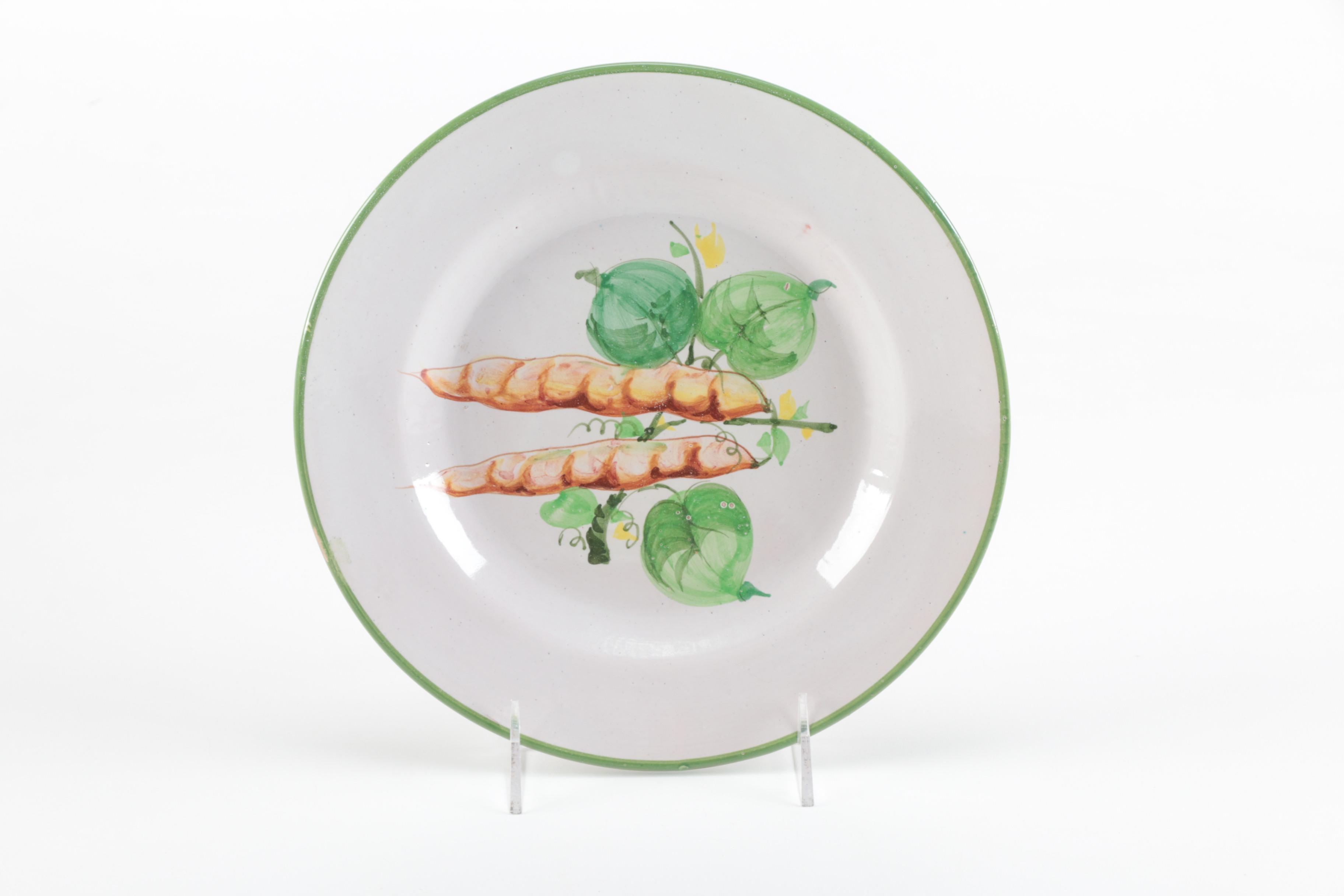 Italian Faience Plates from Estate of Duke and Duchess of Windsor