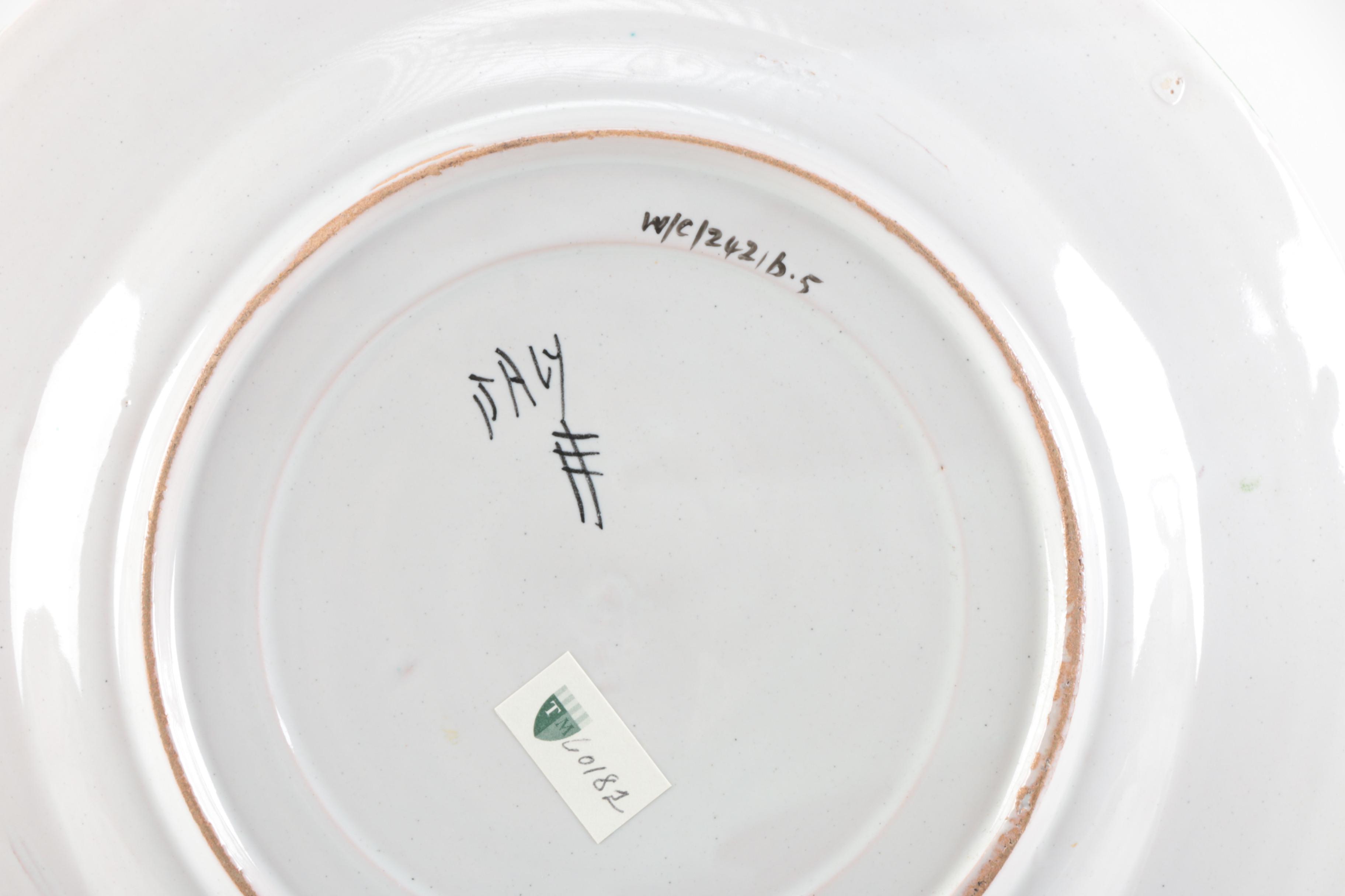 Italian Faience Plates from Estate of Duke and Duchess of Windsor