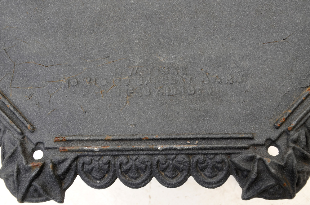 J. W. Fiske Cast Iron Aquarium Stand