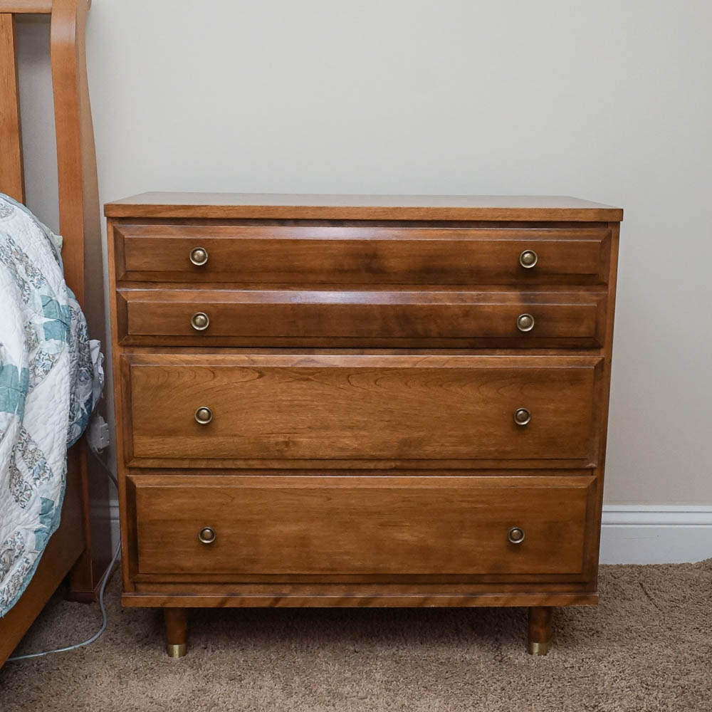 Mid 20th Century Walnut Stained Nightstands