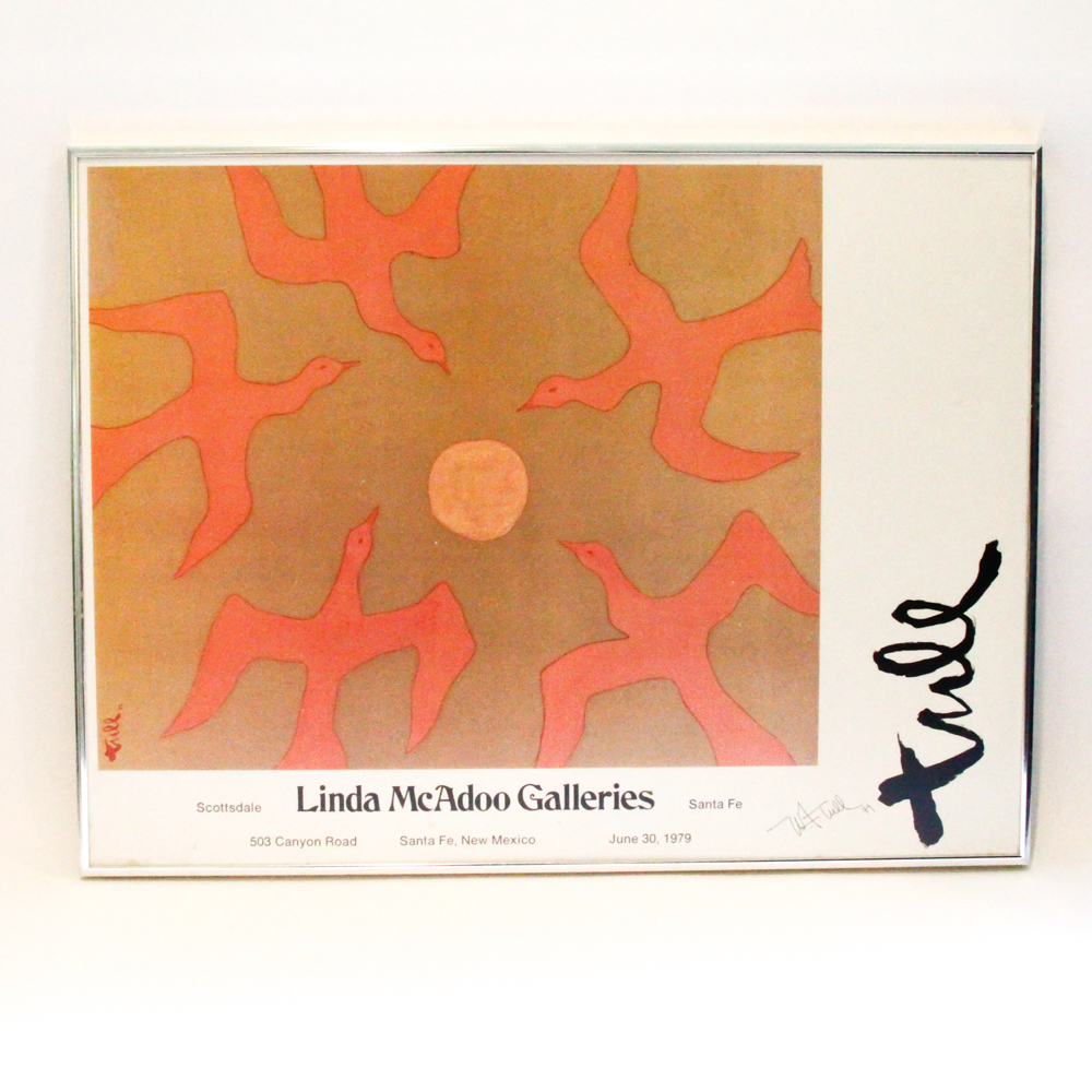 William F. Tull 1979 Offset Lithograph for Linda McAdoo Galleries