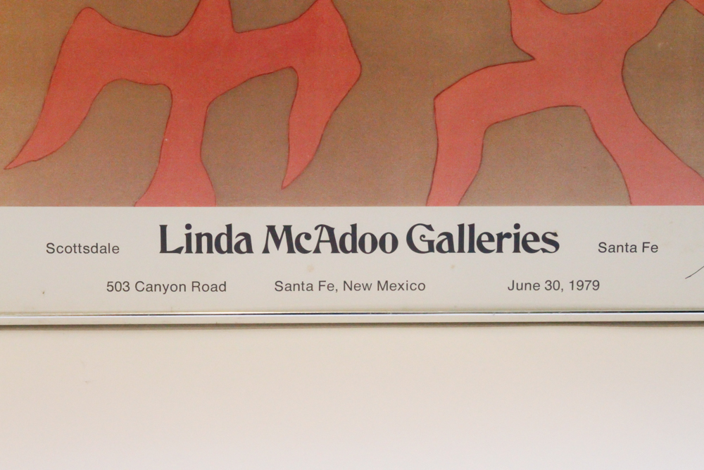 William F. Tull 1979 Offset Lithograph for Linda McAdoo Galleries