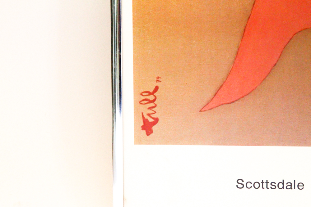 William F. Tull 1979 Offset Lithograph for Linda McAdoo Galleries