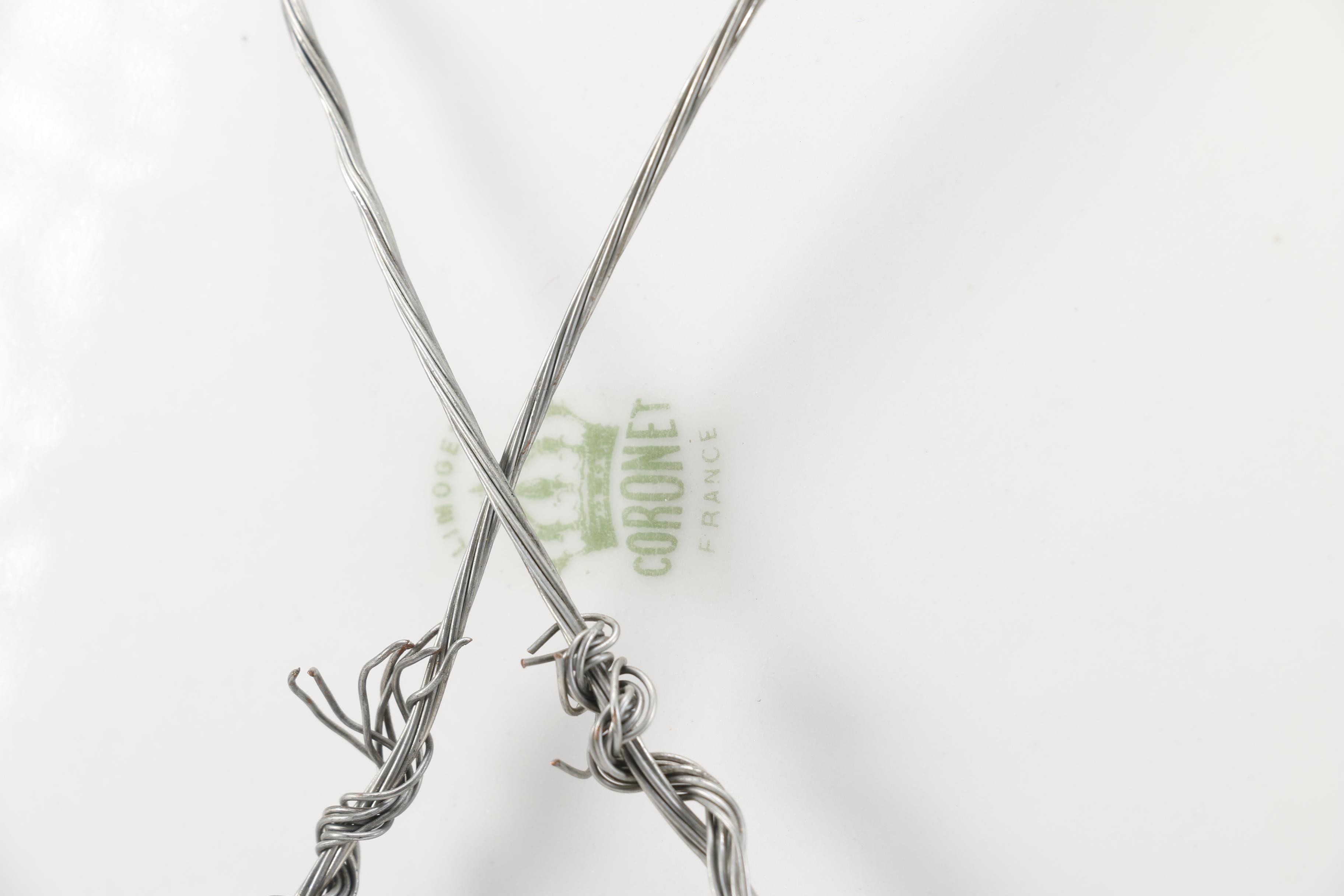 Signed Duval Limoges "Coronet" Porcelain Plate