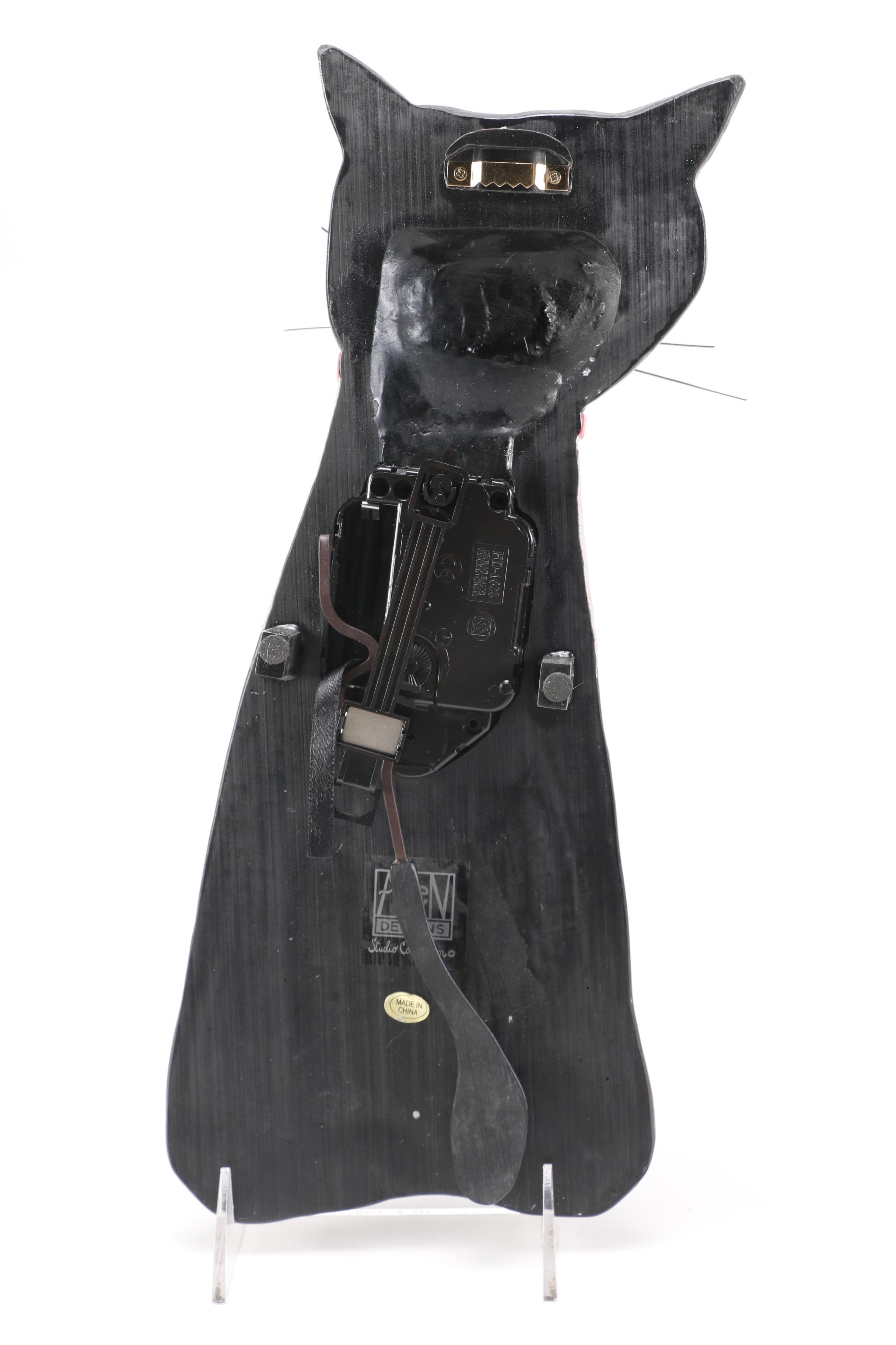 Cat Wall Clock by Allen Designs