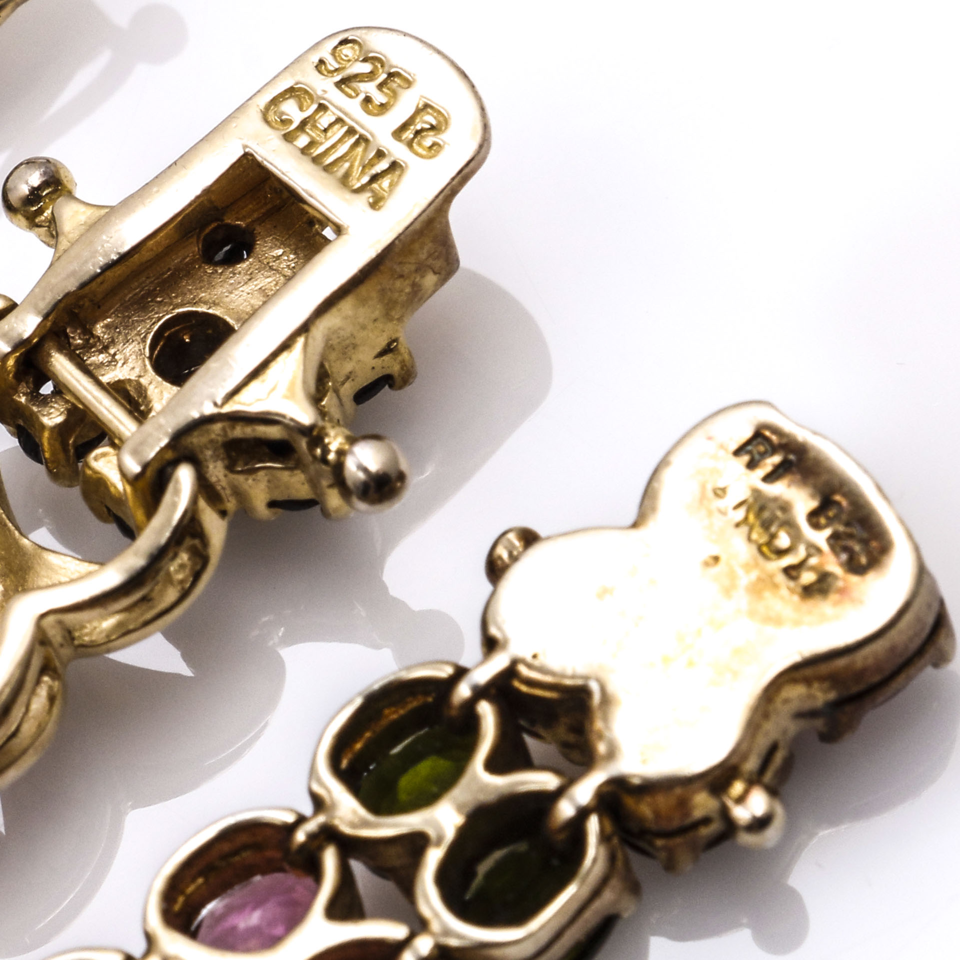 Sterling Silver and Stone Tennis Bracelets