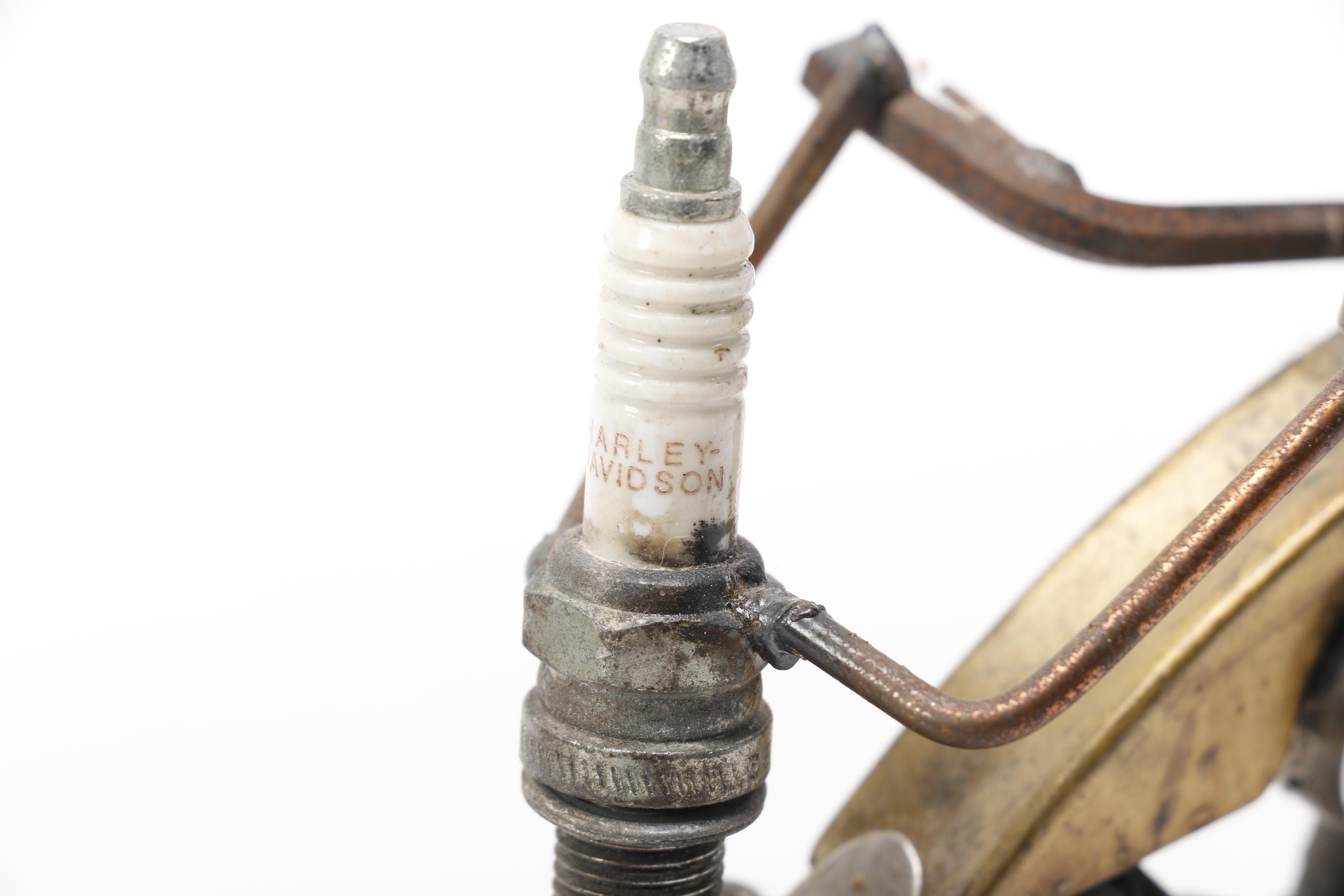 Dick Cooley Metal Sculpture of a Motorcycle