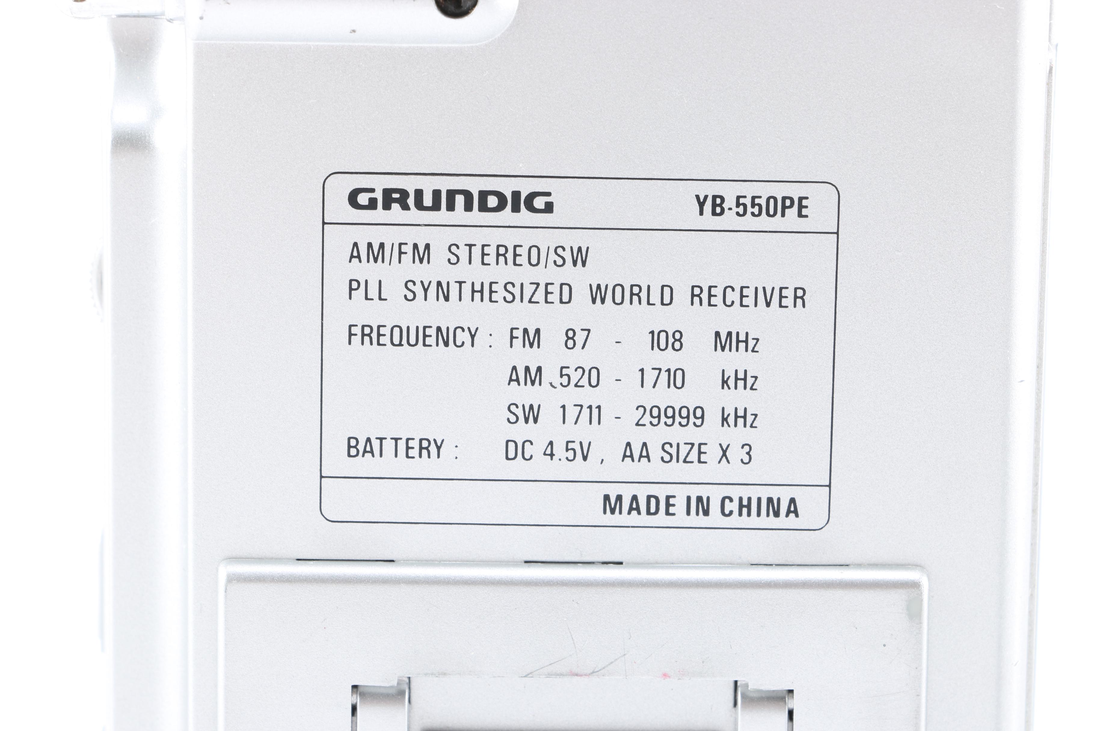 Grundig AM/FM/Shortwave Radio