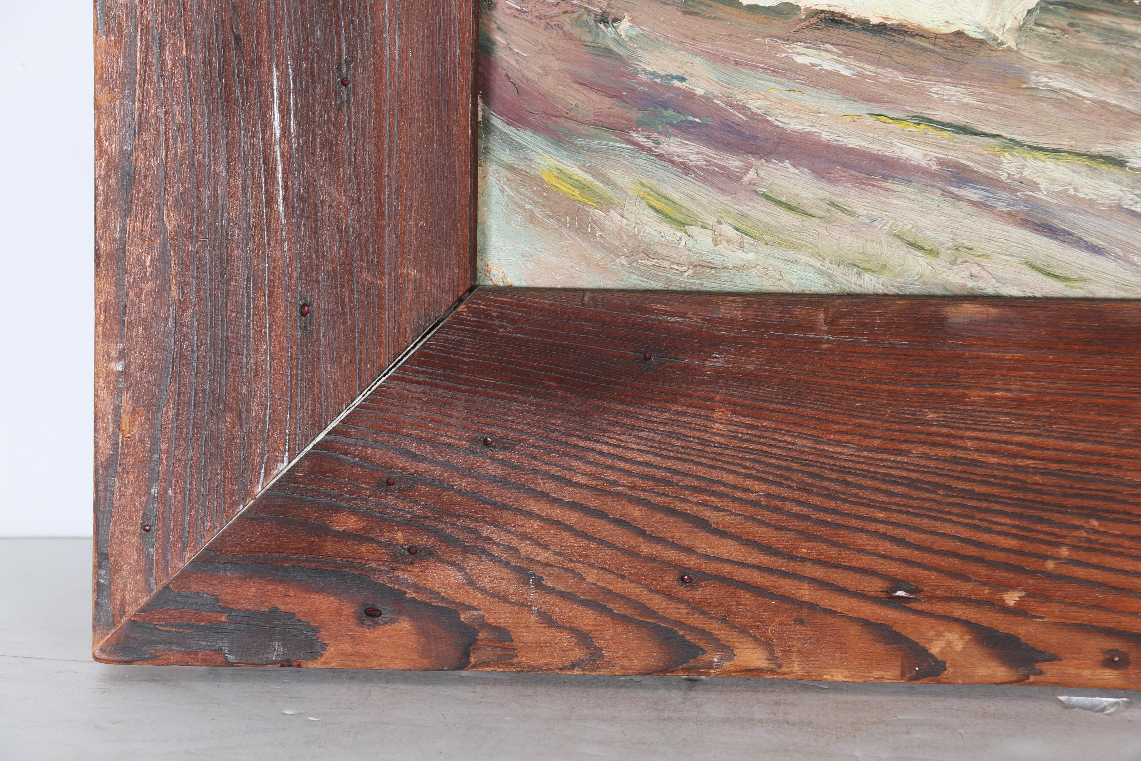 John Franklin Hawkins 1917 Oil Painting "Seascape"