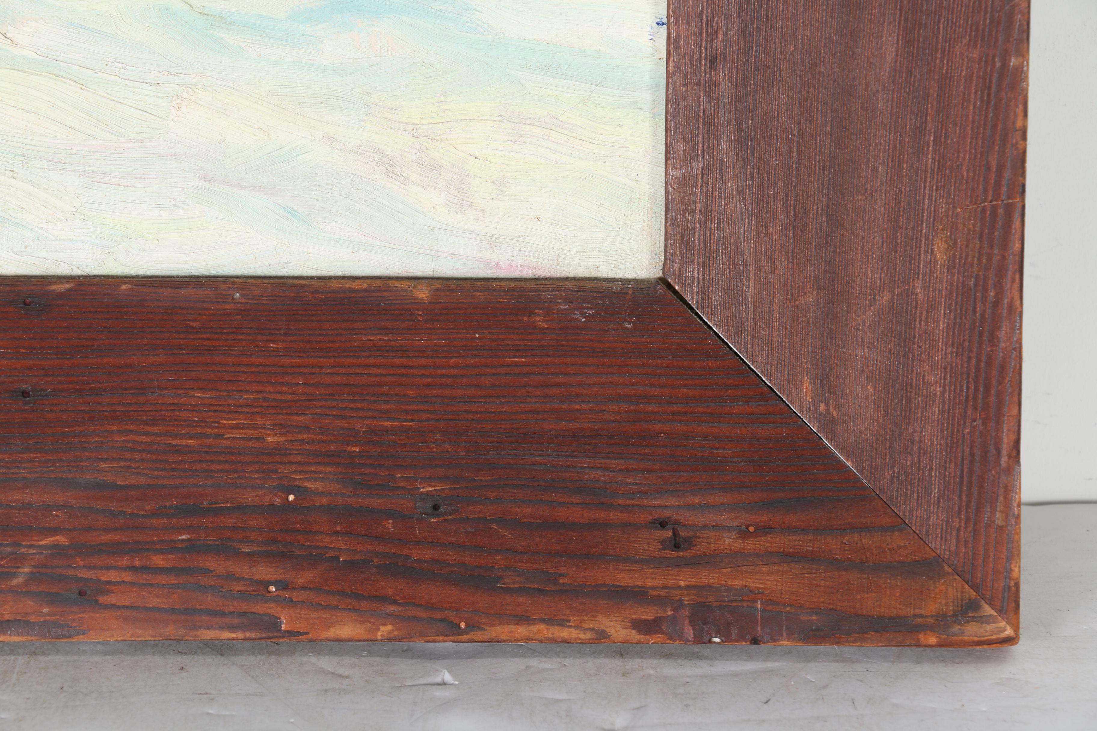 John Franklin Hawkins 1917 Oil Painting "Seascape"