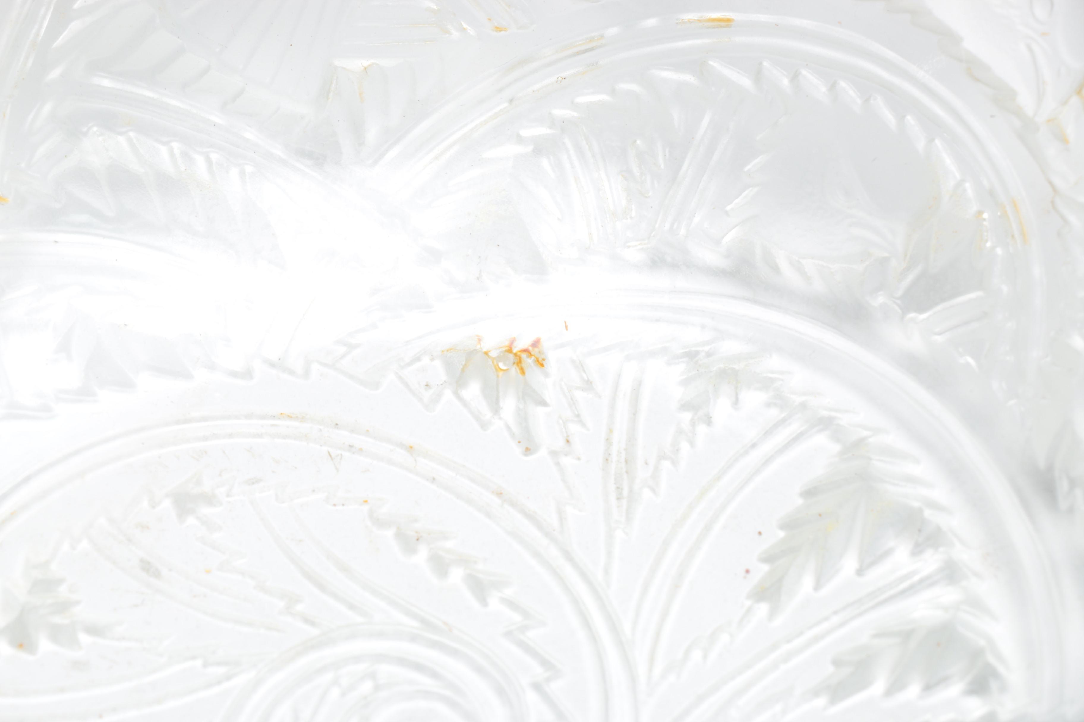 Lalique "Pinson" Crystal Bowl