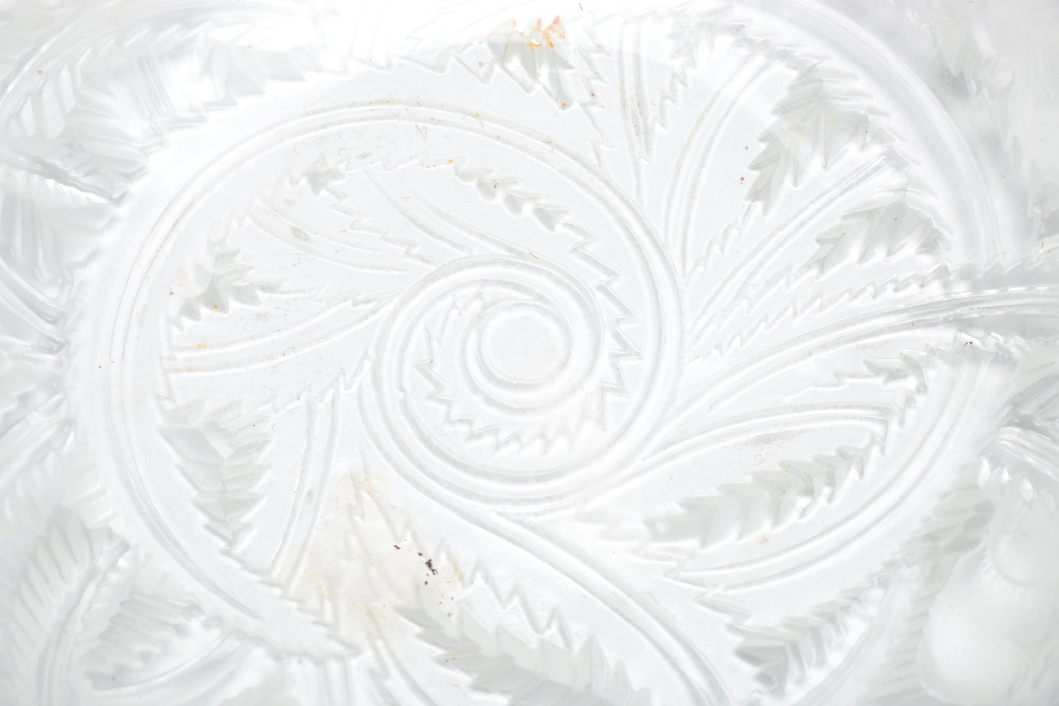 Lalique "Pinson" Crystal Bowl