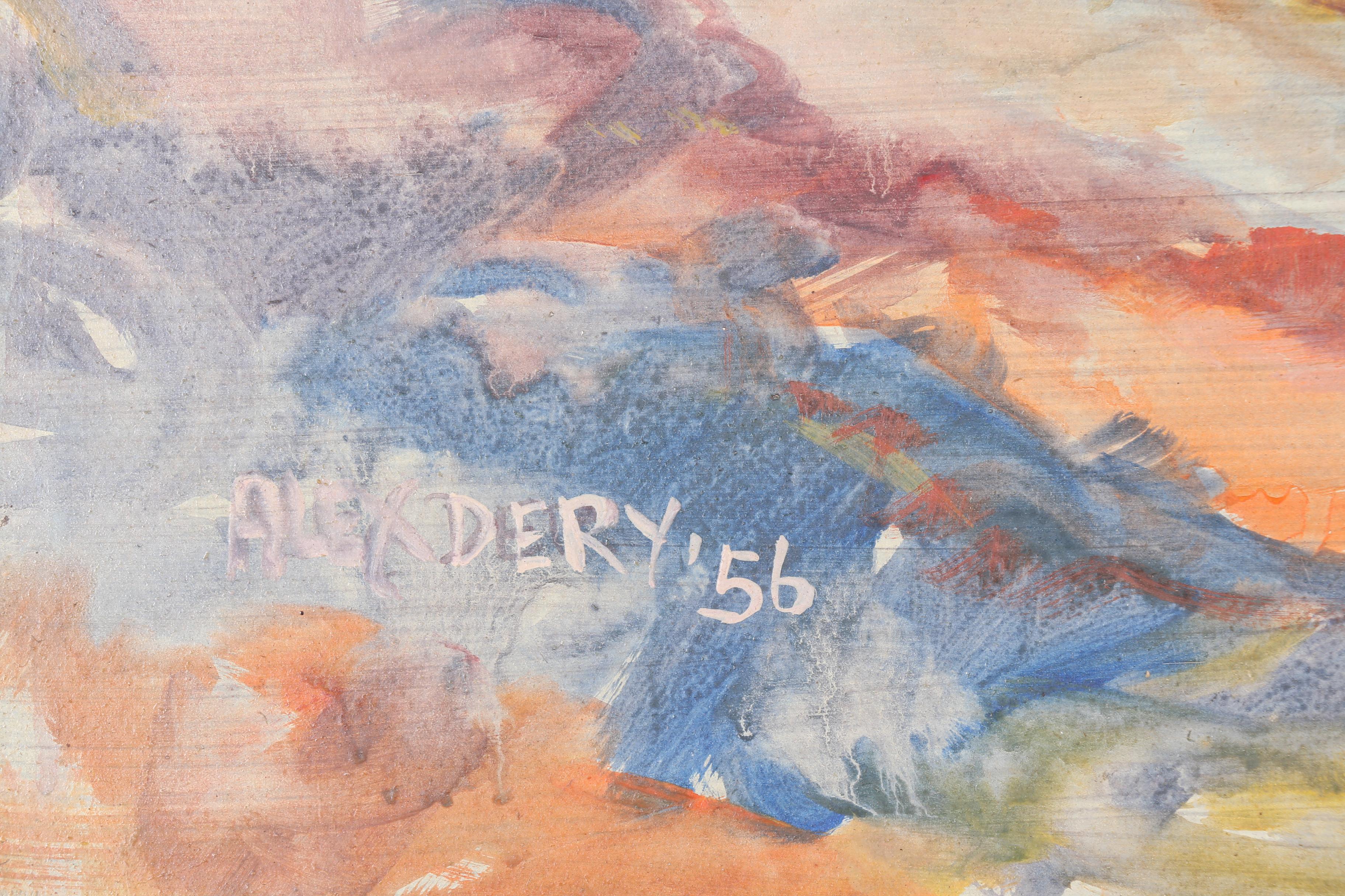 Alex Dery Oil Painting of a Fall Landscape