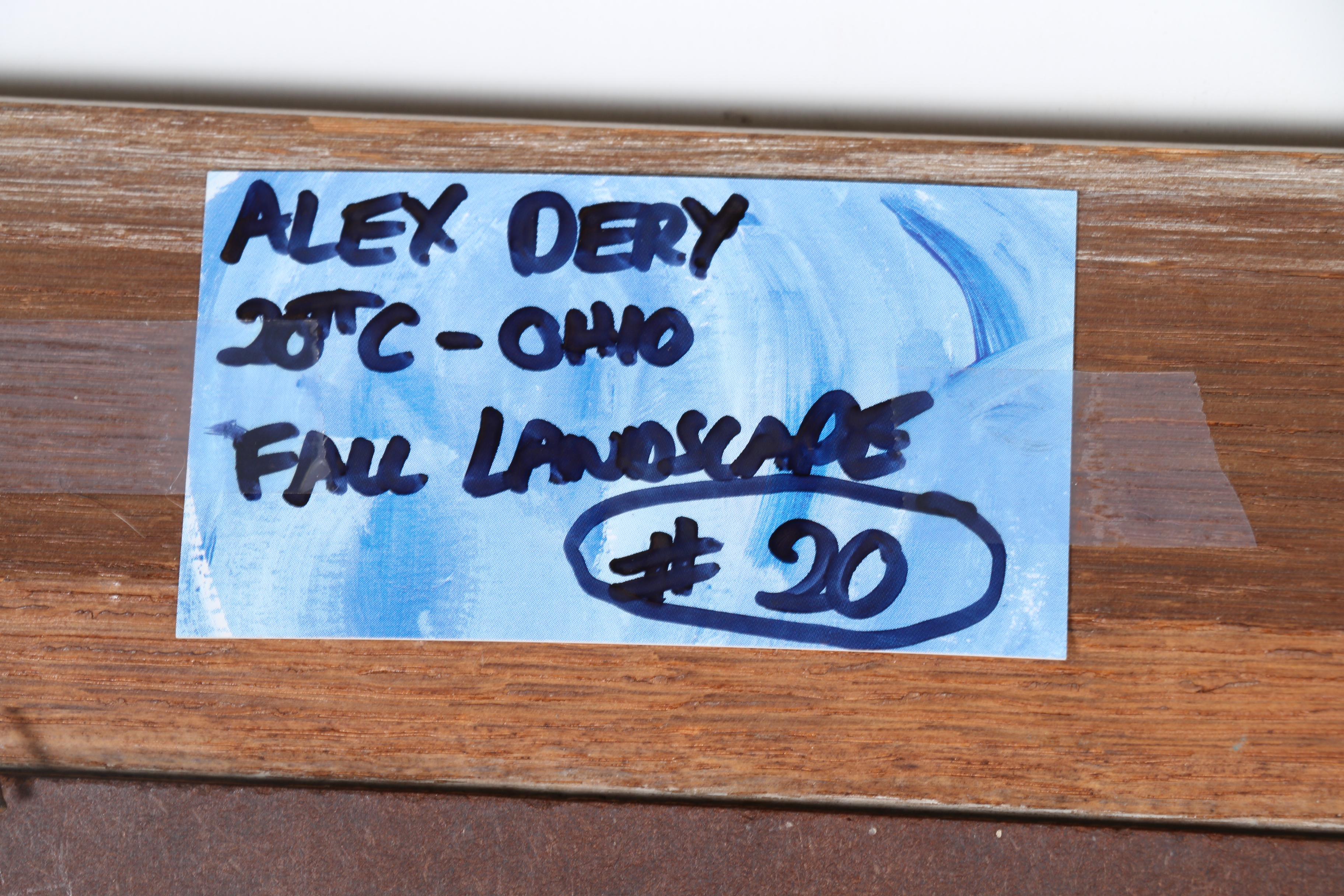 Alex Dery Oil Painting of a Fall Landscape