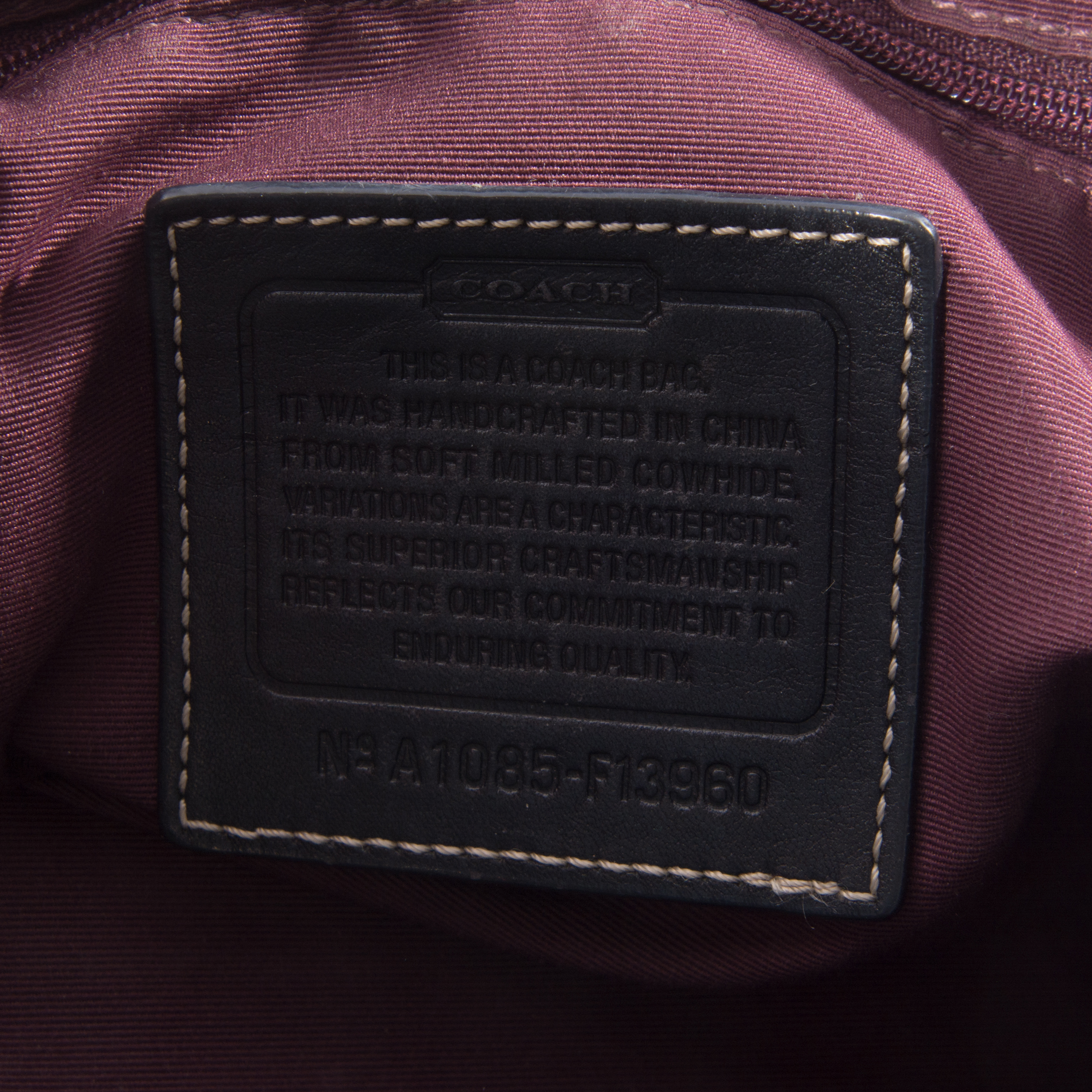 Coach Leather Satchel