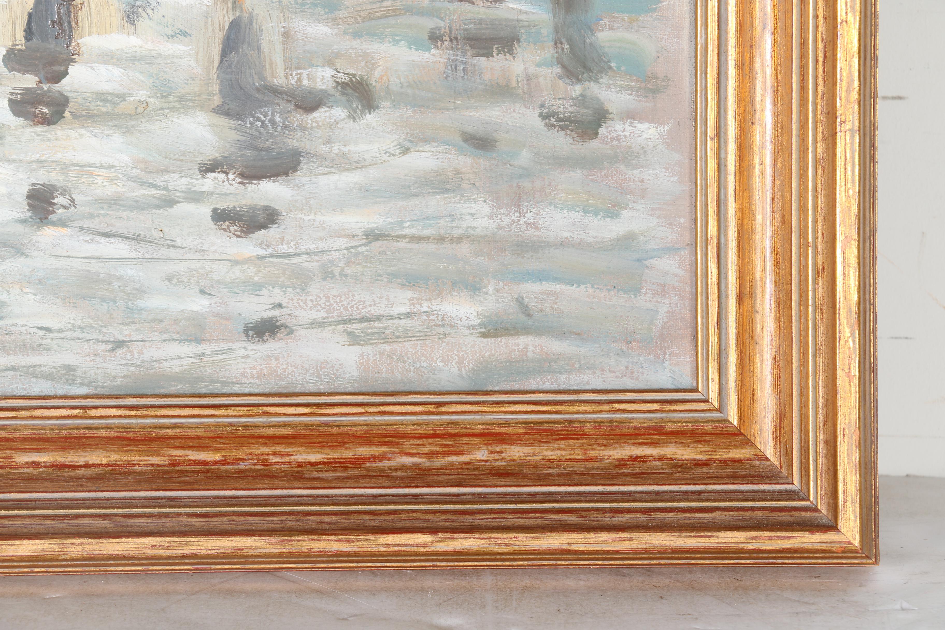 Vincenzo II Belli Oil on Canvas Painting of Market Scene