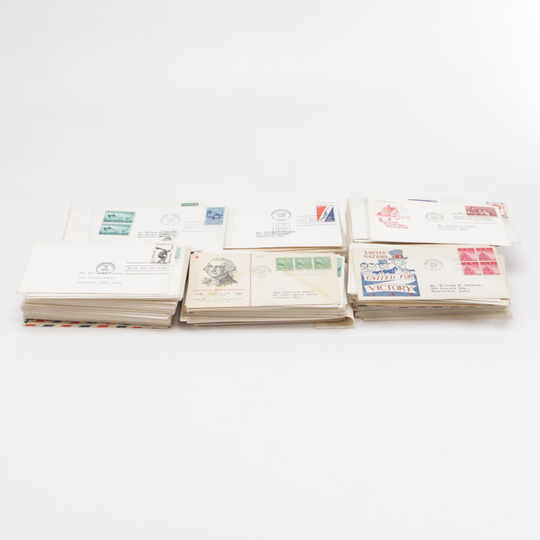 Vintage Stamped Envelopes