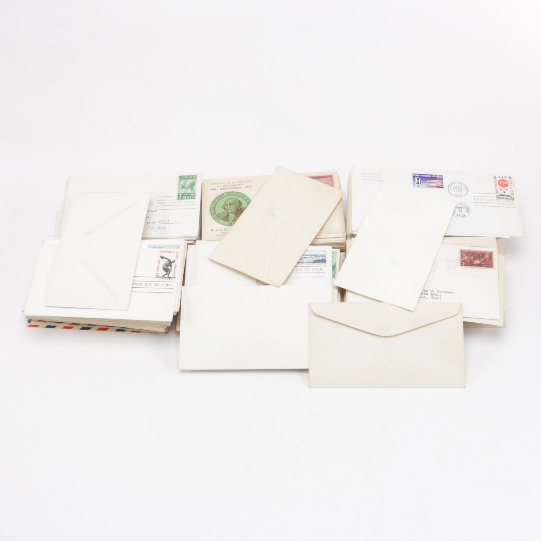 Vintage Stamped Envelopes