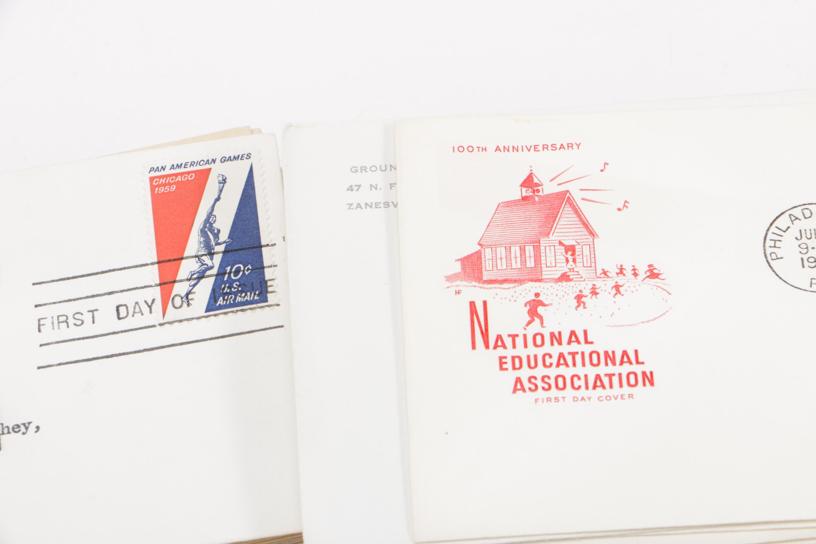 Vintage Stamped Envelopes