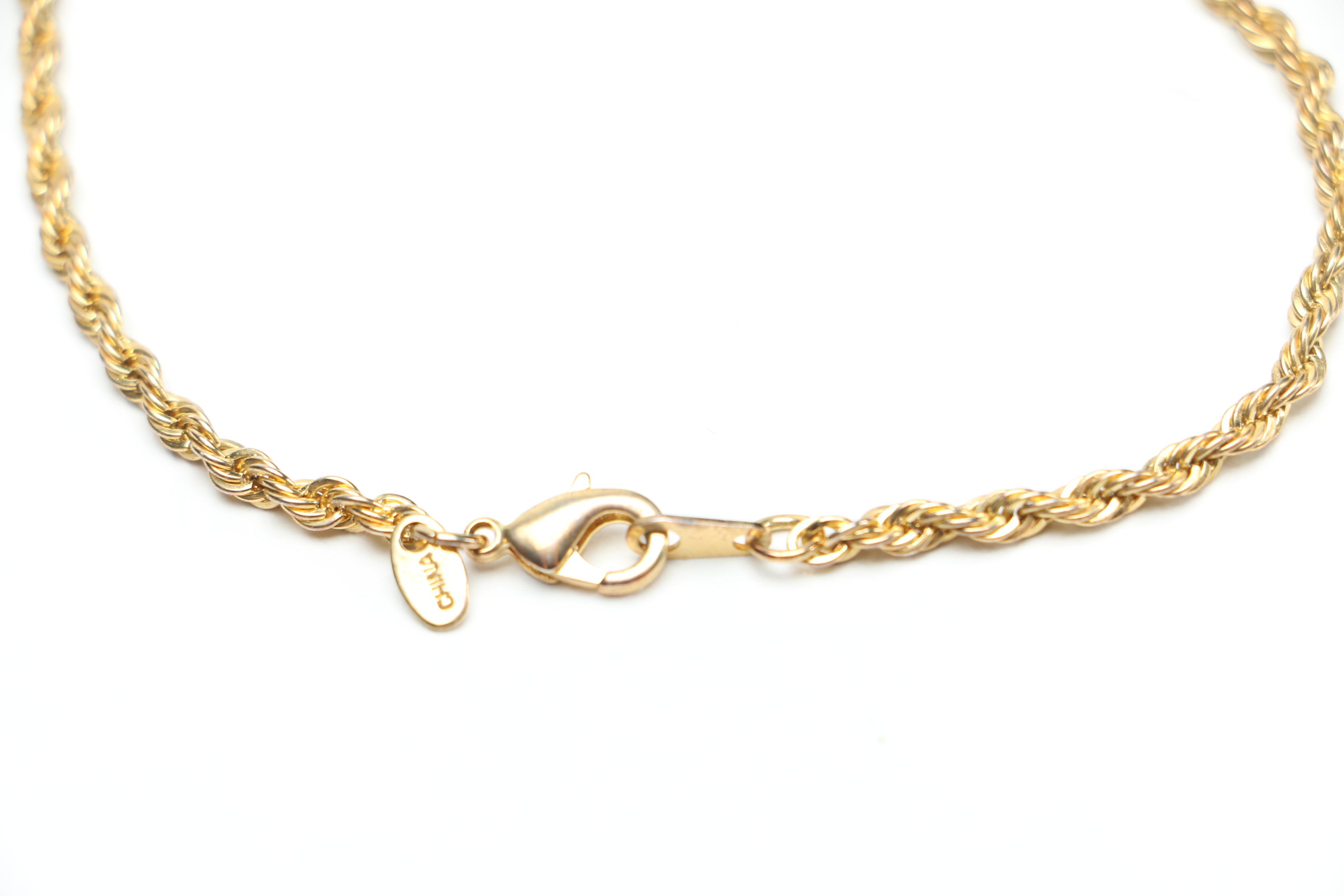 Gold Tone Costume Jewelry Including Enamel Egg Locket