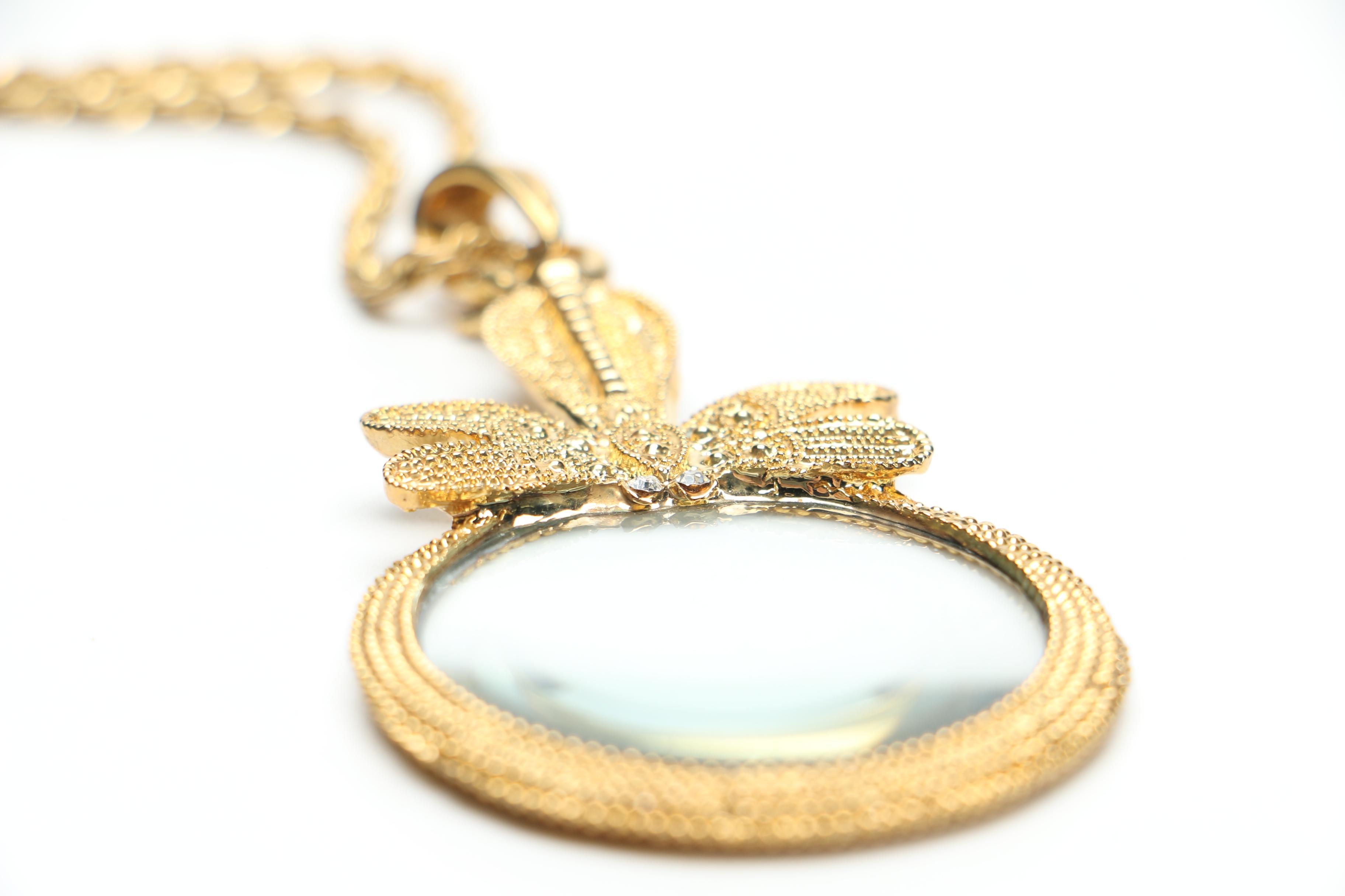 Gold Tone Costume Jewelry Including Enamel Egg Locket