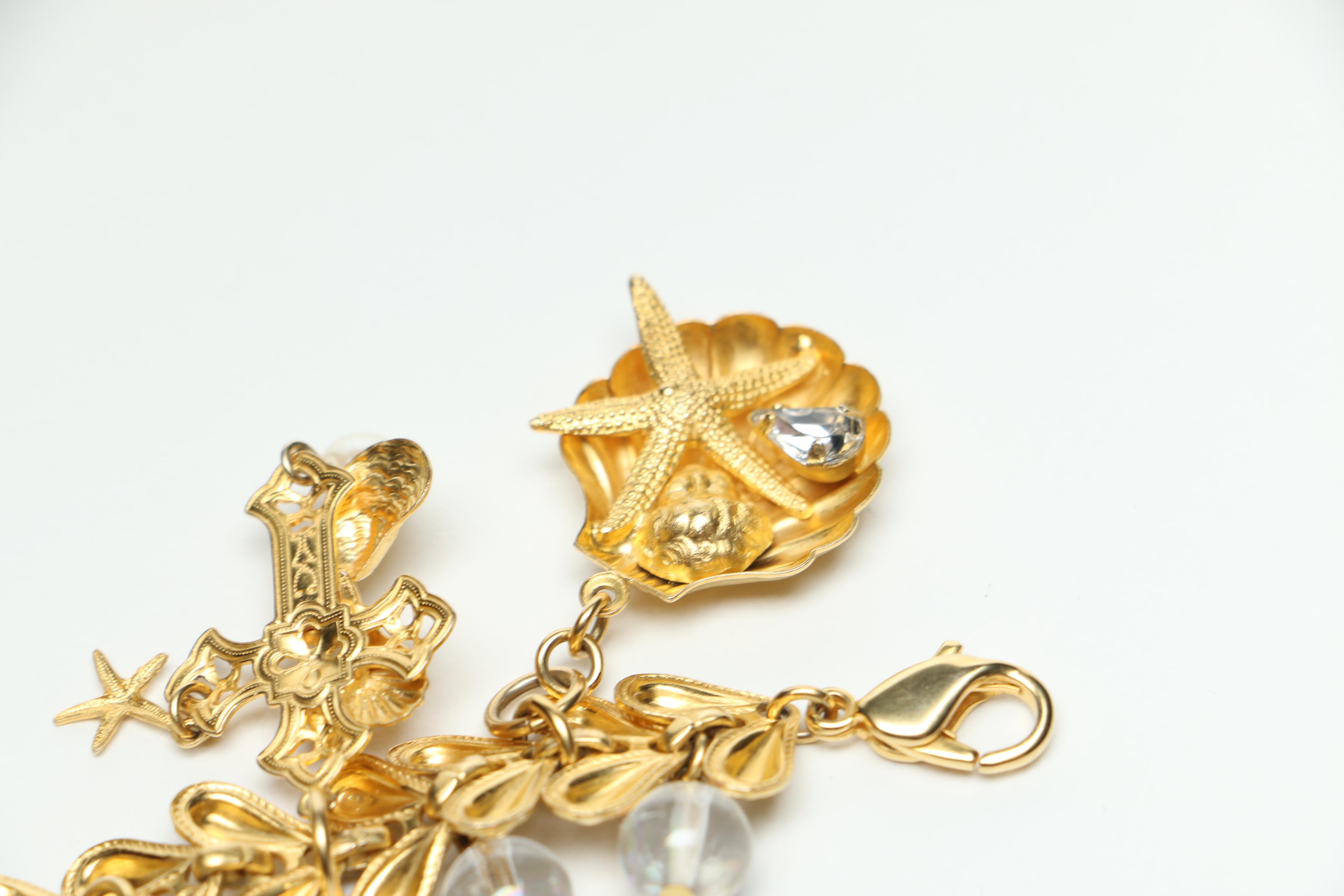 Gold Tone Costume Jewelry Including Enamel Egg Locket