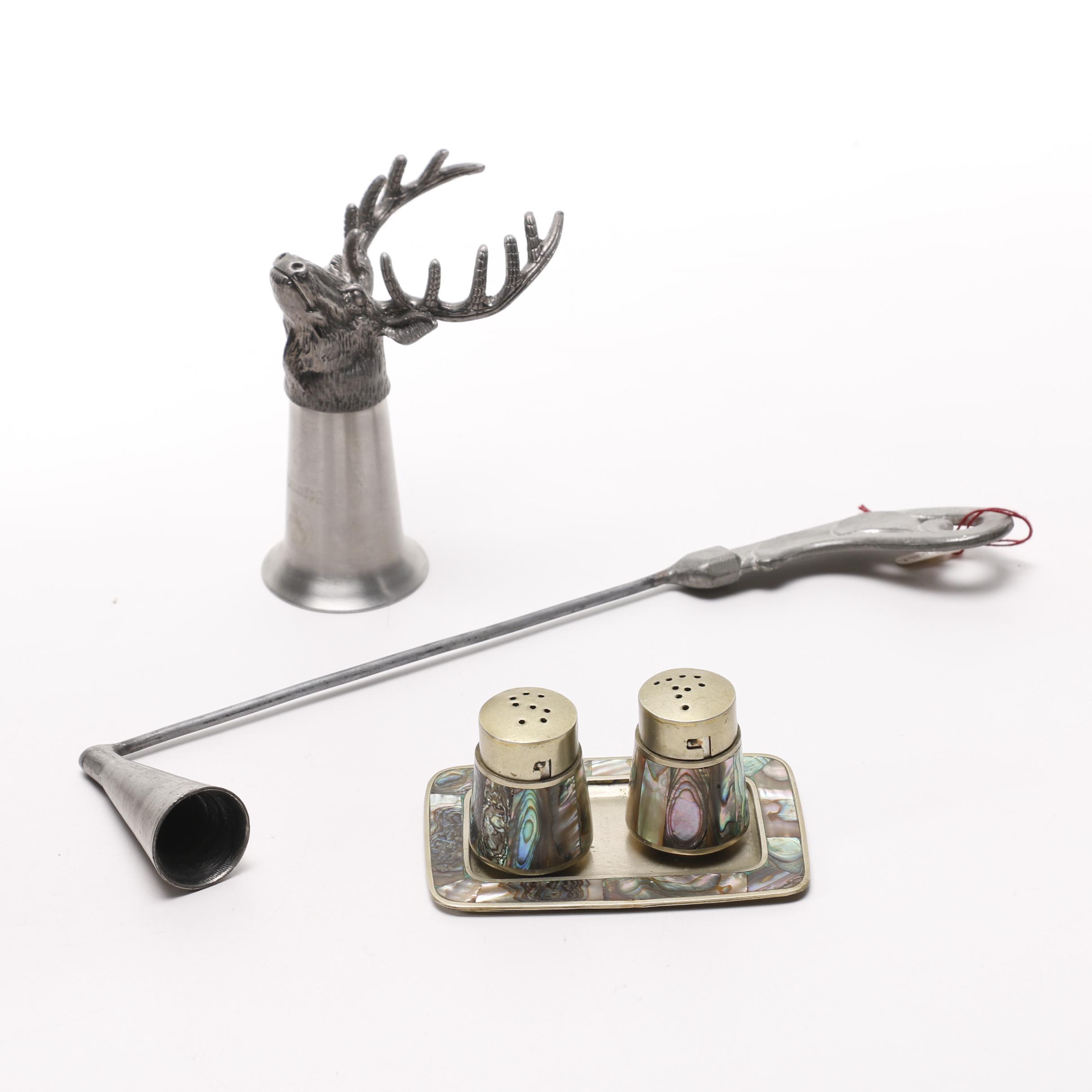 Pewter and Stainless Steel