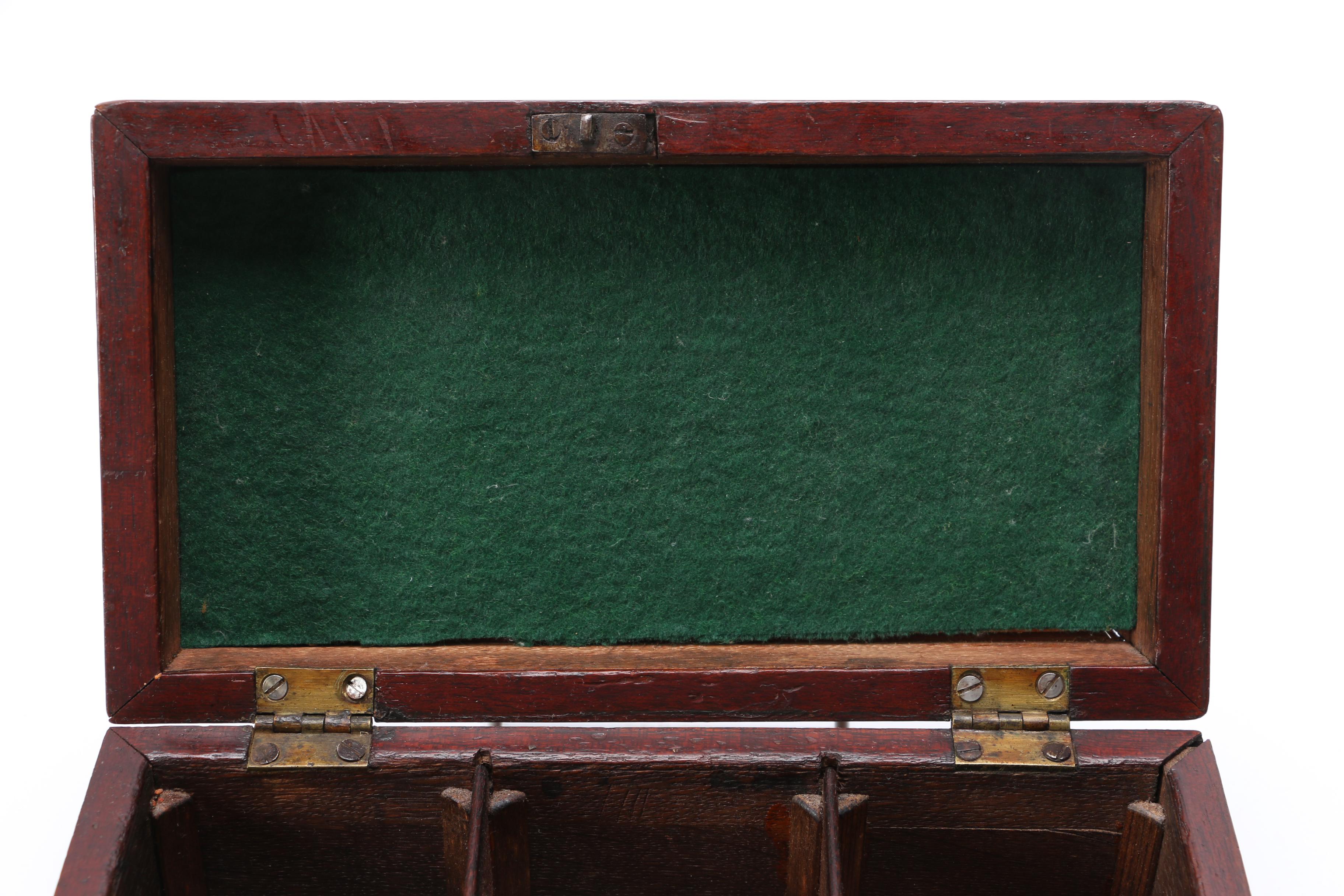 Antique Mahogany Tea Caddy