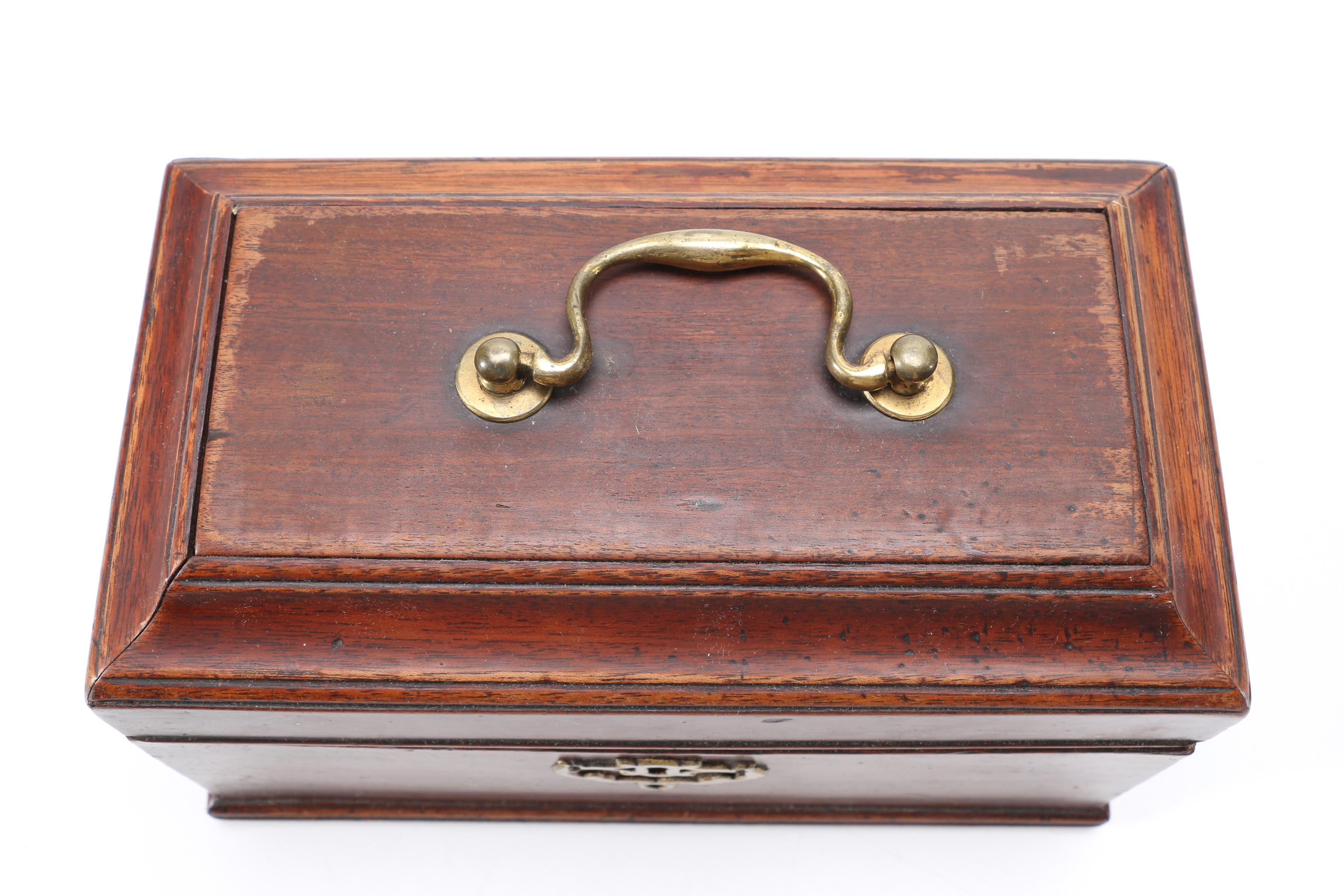 Antique Mahogany Tea Caddy